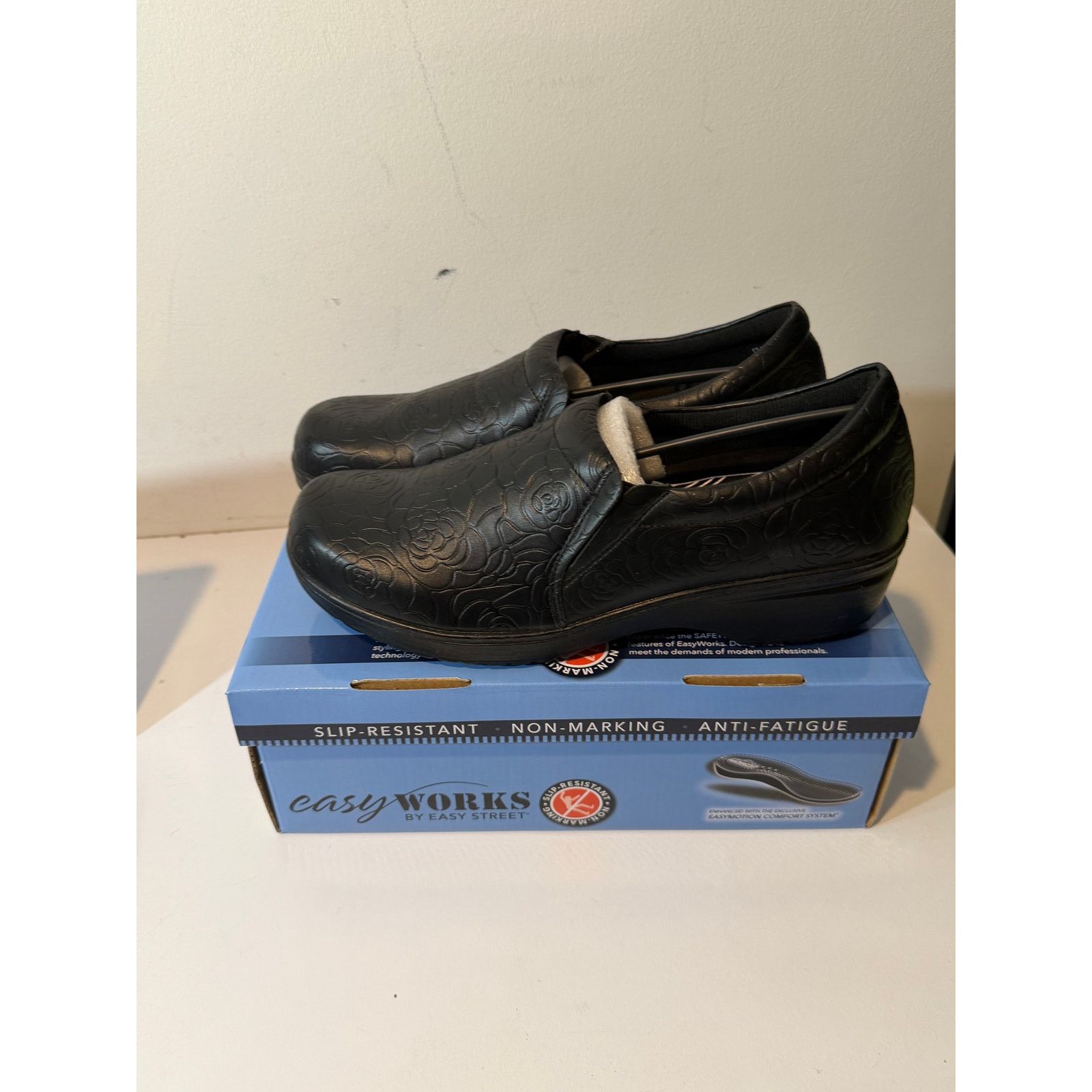 Other Easy Works By Easy Street Clogs Tiffany black rose emboss 12 Size US 12 / IT 42 - 6 Thumbnail
