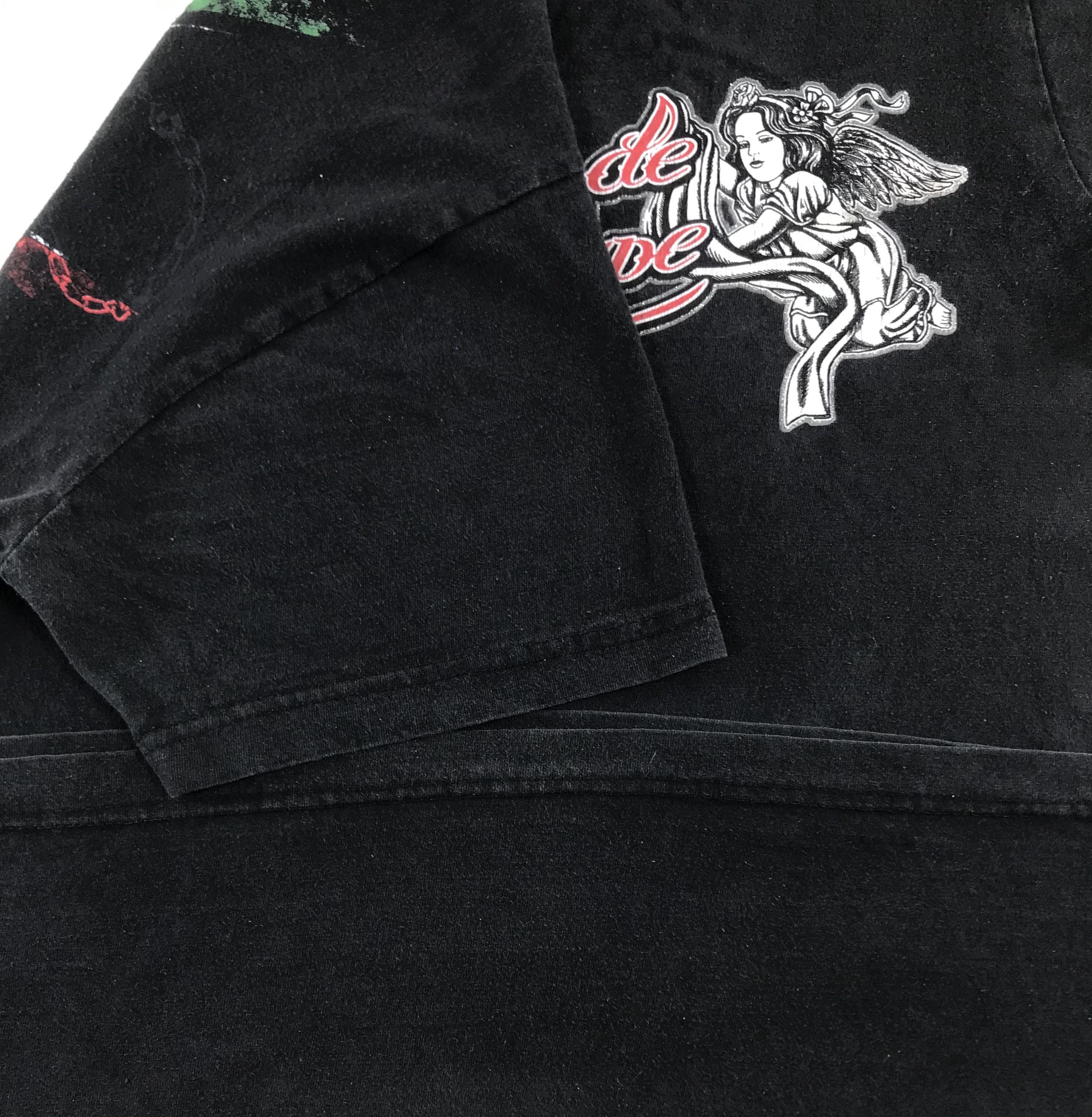 Fuck Art, Make Tees Vintage Virgen De Guadalupe Over Printed T Shirt Size US L / EU 52-54 / 3 - 4 Thumbnail