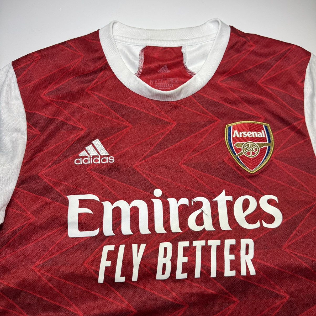Vintage Arsenal 2019 Home Jersey Size US L / EU 52-54 / 3 - 3 Thumbnail