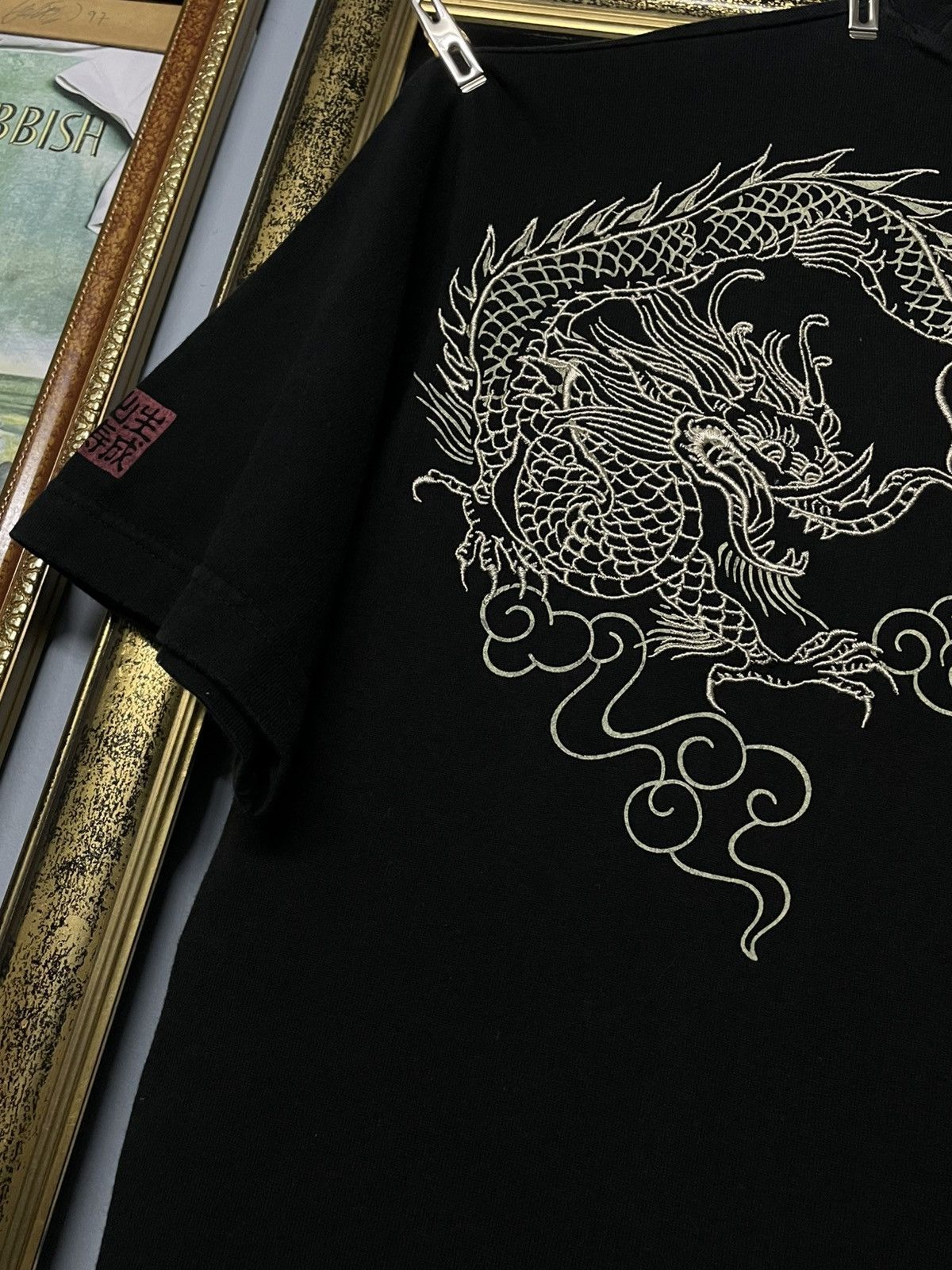 Japanese Brand Vintage 1990s Japan Designer Generate Sukajan Embroidery Tee Size US M / EU 48-50 / 2 - 10 Thumbnail