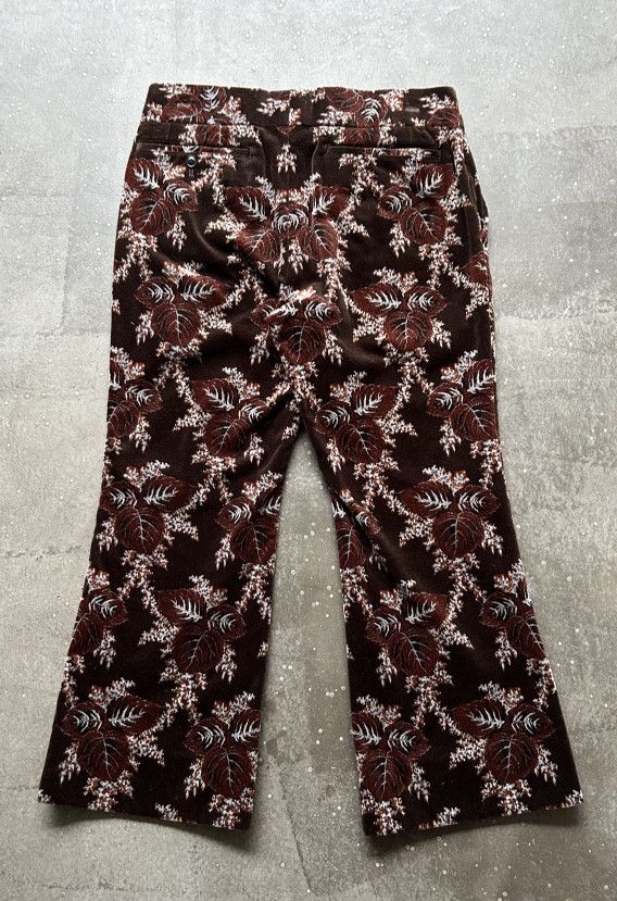 Comme des Garcons Comme des Garçons 2001 AW Runway Floral Cropped Pants Size US 36 / EU 52 - 2 Thumbnail