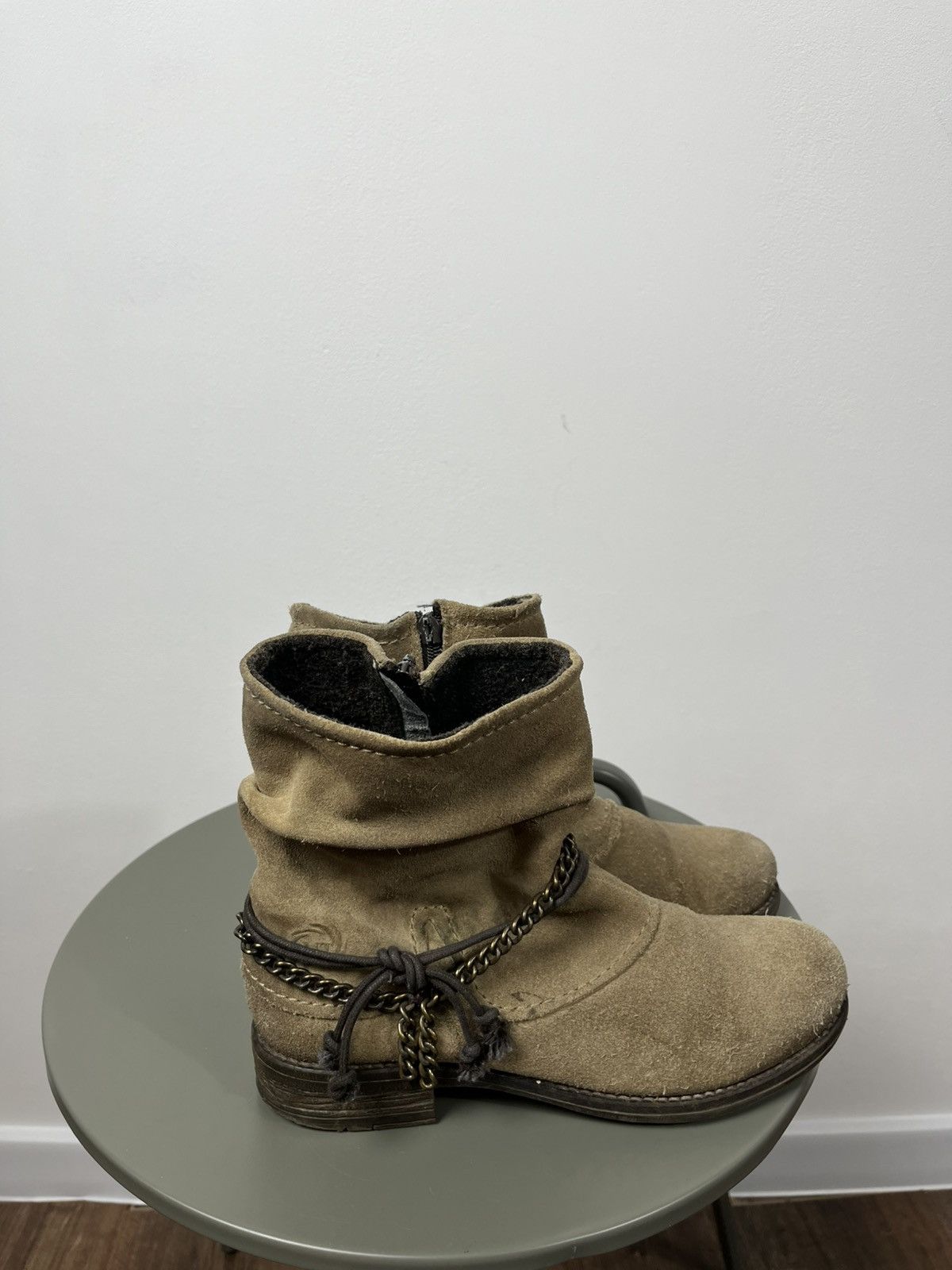 Other Vintage Suede Slouch Boots with Chains and Tassels Size 39 Size US 9 / IT 39 - 6 Thumbnail
