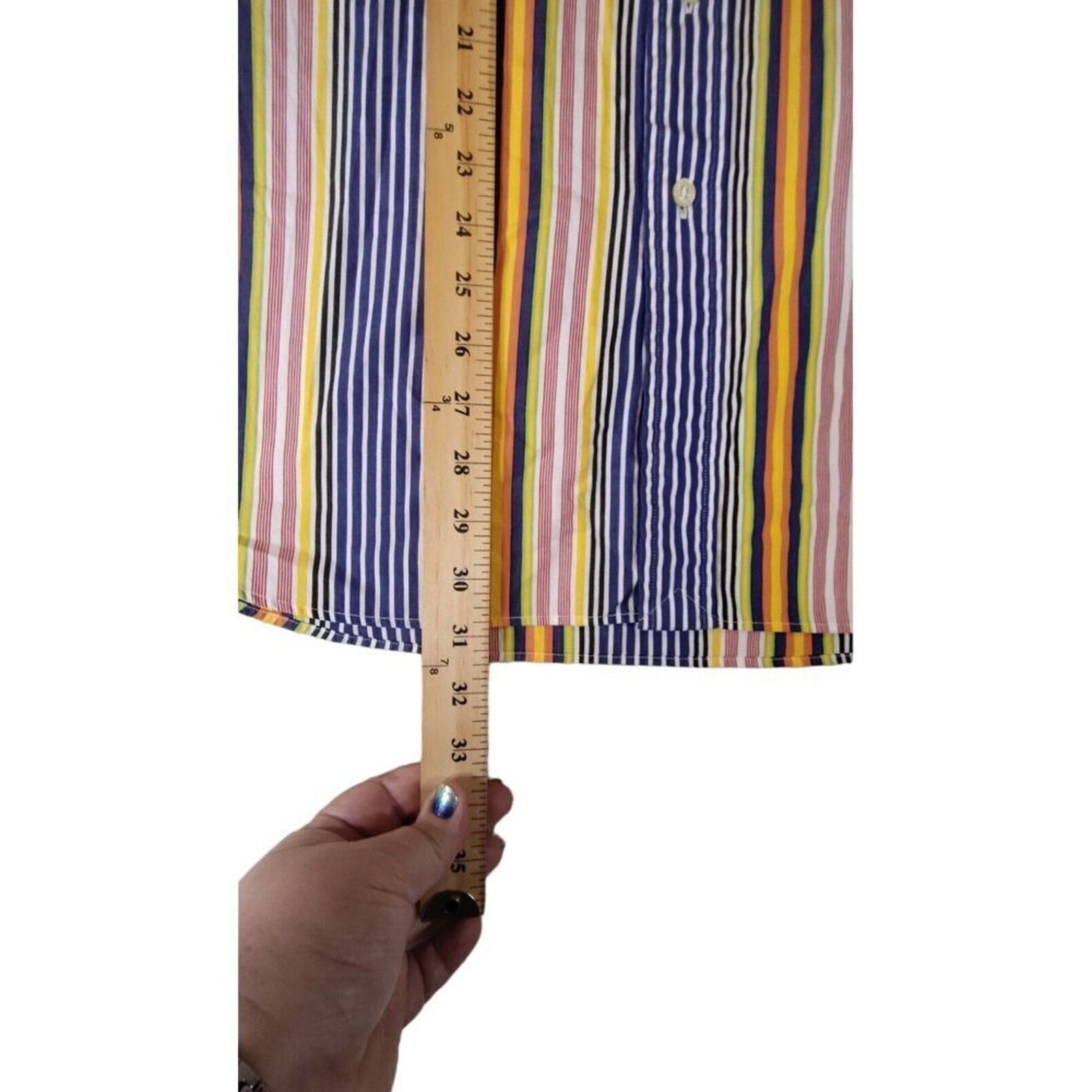 Polo Ralph Lauren VTG 90s Polo Ralph Lauren Men's Colorblock Striped Large Size US L / EU 52-54 / 3 - 5 Thumbnail