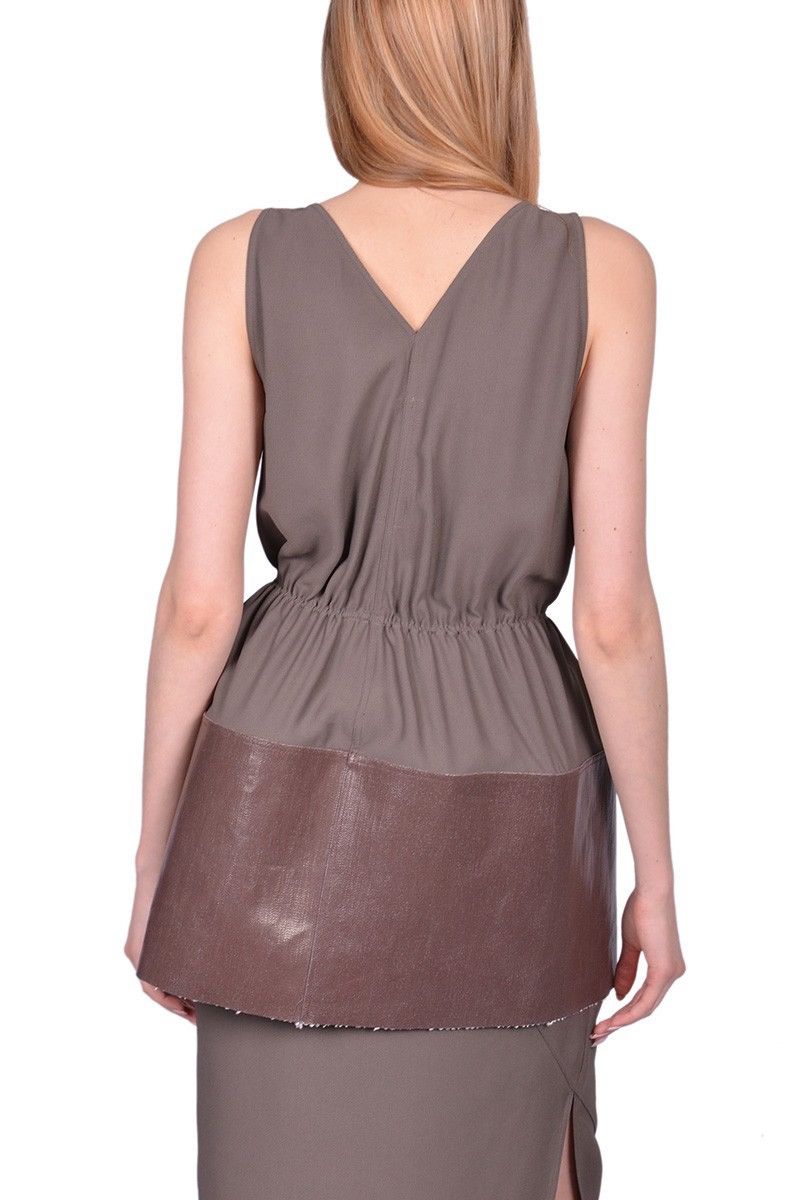 Rick Owens Last Size Rick Owens SS19 Babel Dark Grey Tank Top Size M / US 6-8 / IT 42-44 - 4 Thumbnail
