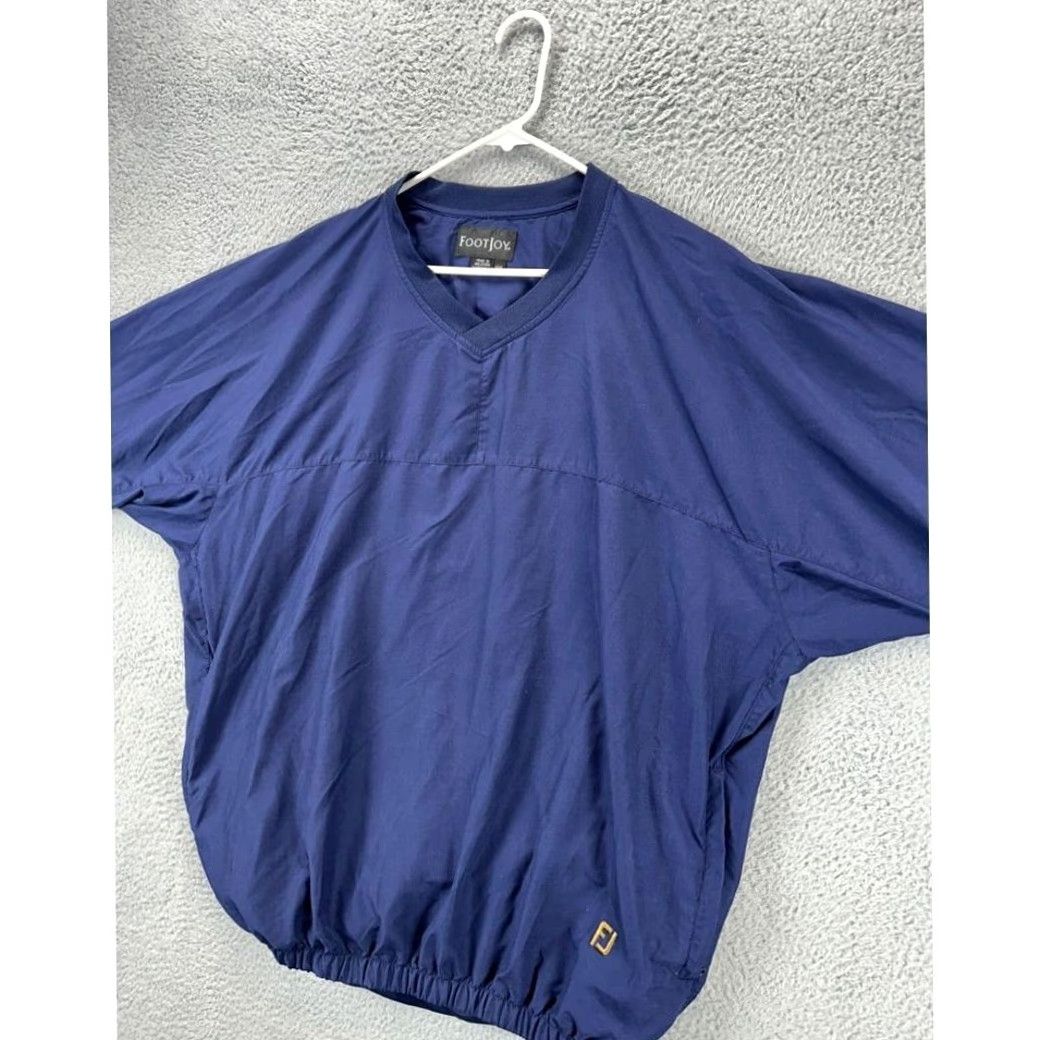 Footjoy FootJoy Windbreaker Jacket Mens 2XL Dark Navy Pullover Logo Golf Activewear Size US XXL / EU 58 / 5 - 6 Thumbnail