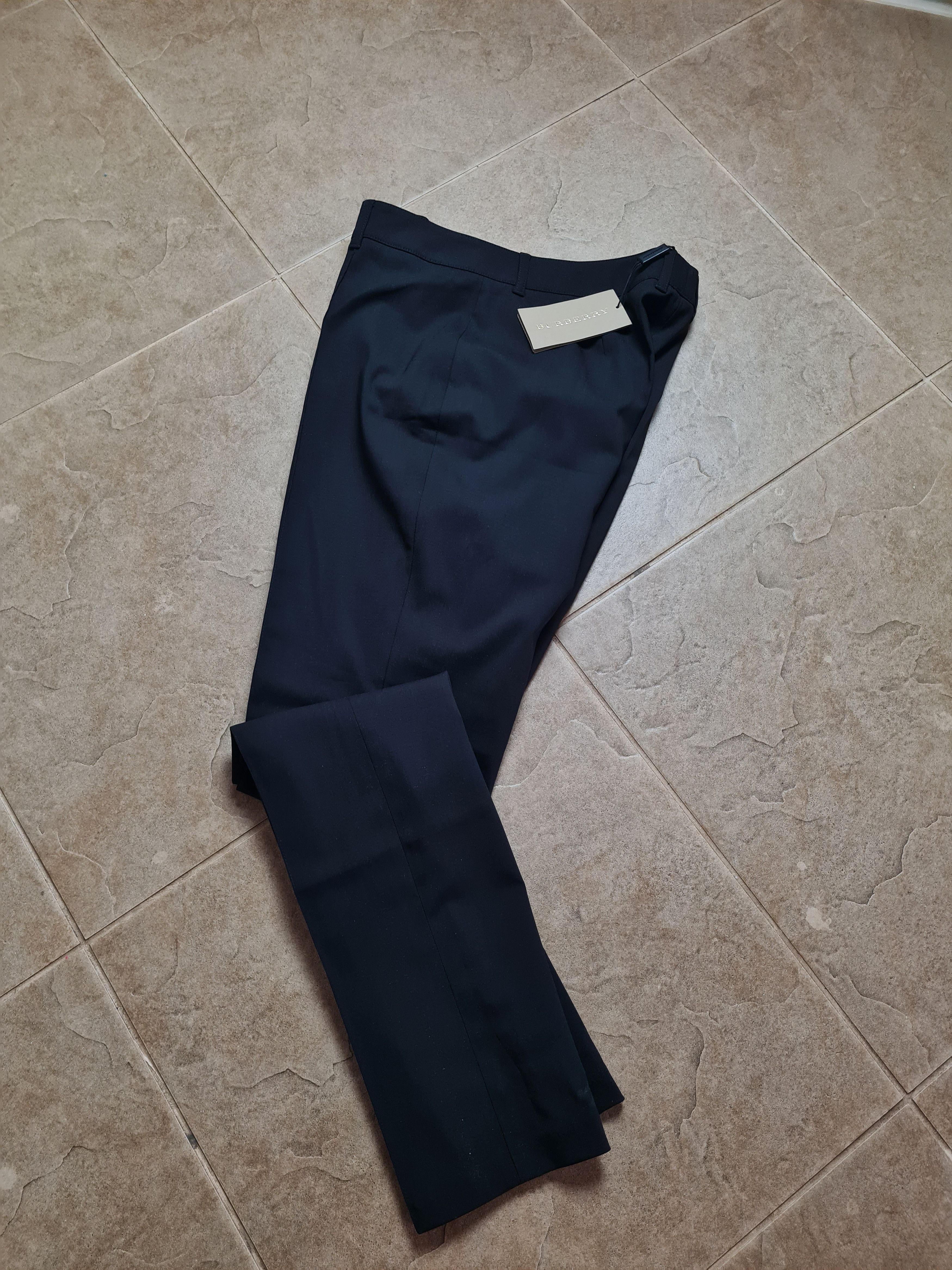 Burberry Vintage Pant Burberry London Wool Black Dress womens Pants Size 32" / US 10 / IT 46 - 22 Thumbnail