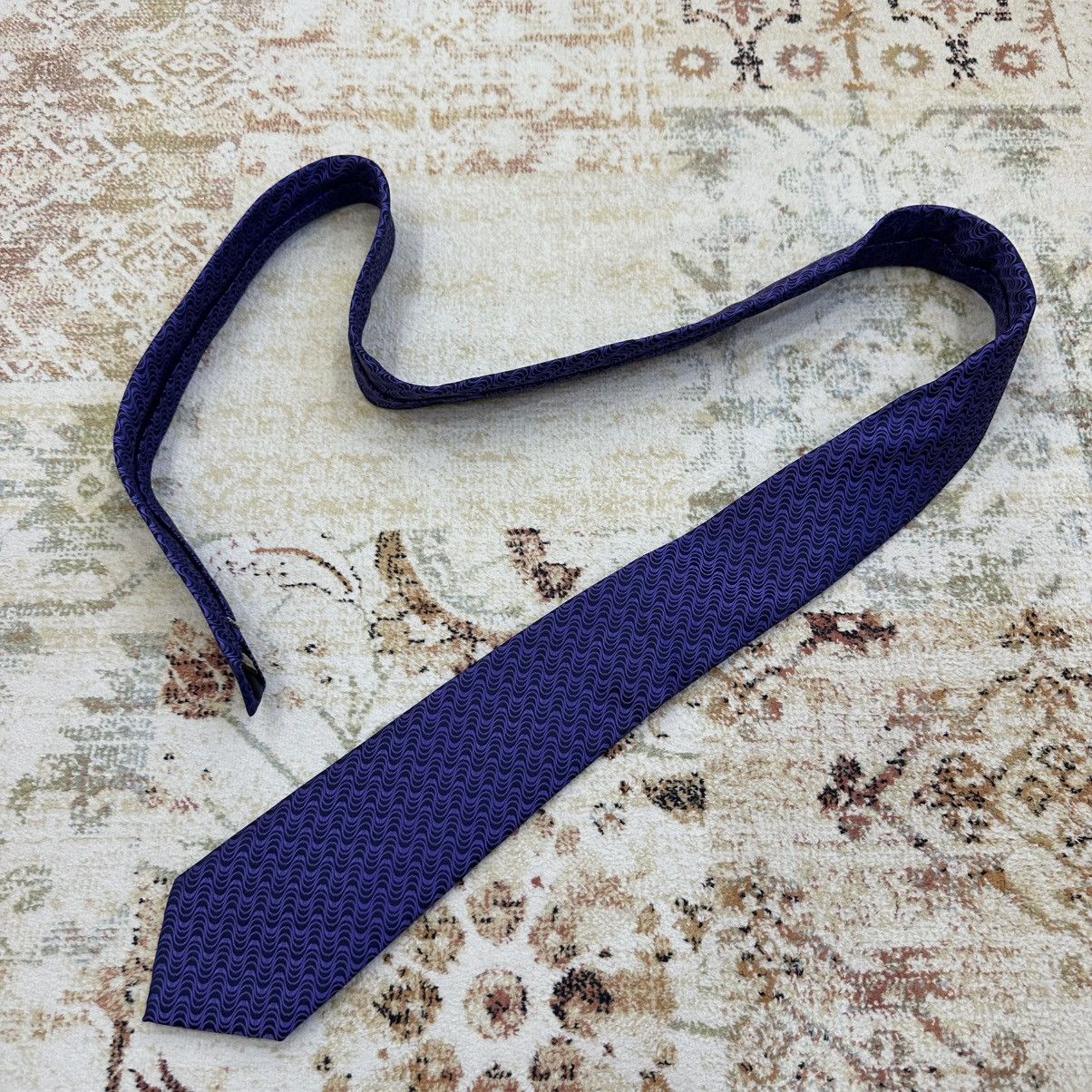 Raf Simons × Vintage Archive RAF Simons striped men's Tie Luxury