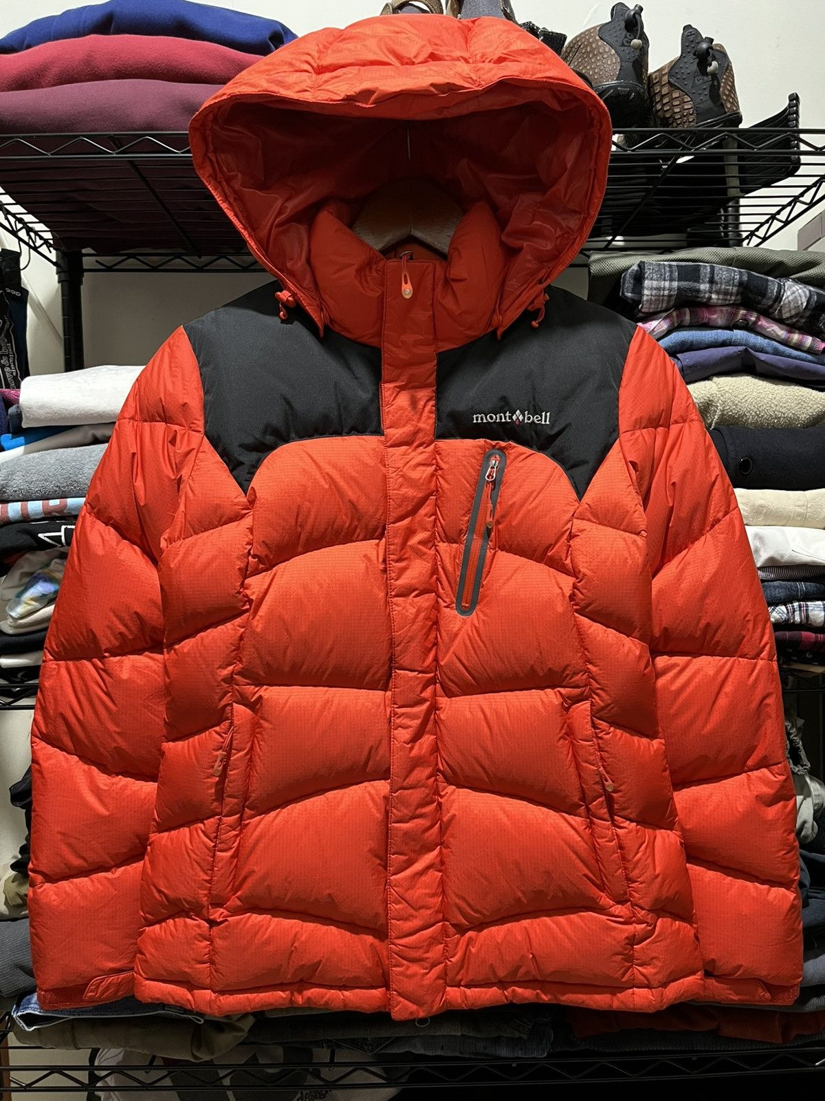 Montbell Montbell Down Jacket Dark Orange Size S / US 4 / IT 40 - 1 Thumbnail