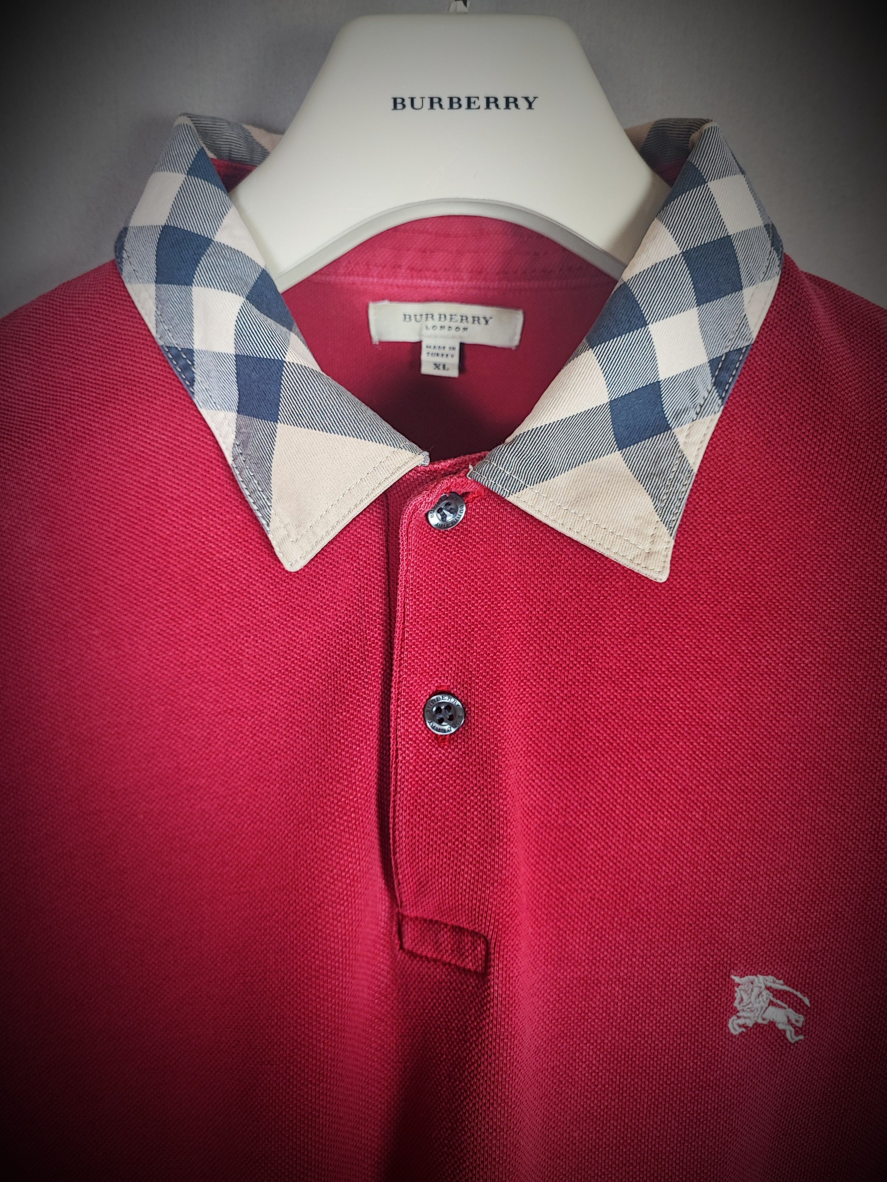 image of Burberry Polo XL Bordeaux/red, Men's