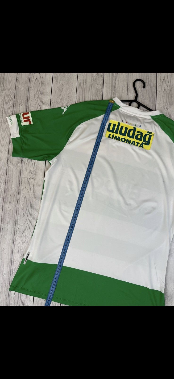 Kappa Kappa Bursaspor soccer jersey striped size XL - XXL Size US XXL / EU 58 / 5 - 7 Thumbnail
