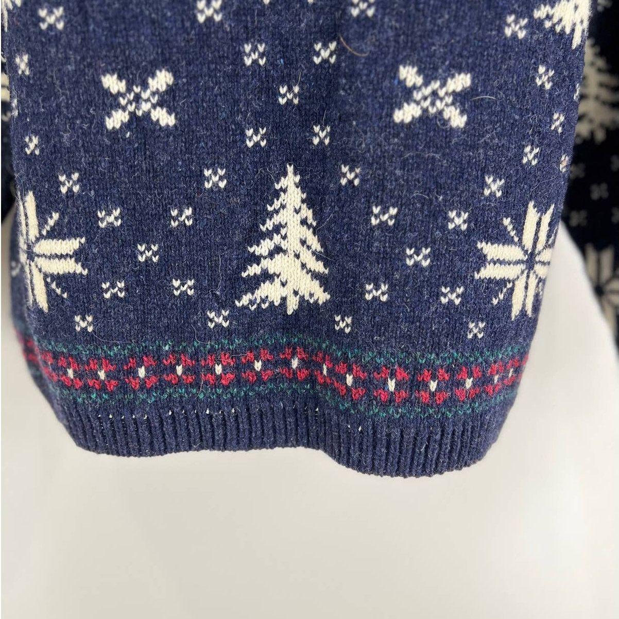 Vintage Vintage Wool North Country Outfitters Blue Winter Motifs Size US XL / EU 56 / 4 - 4 Thumbnail
