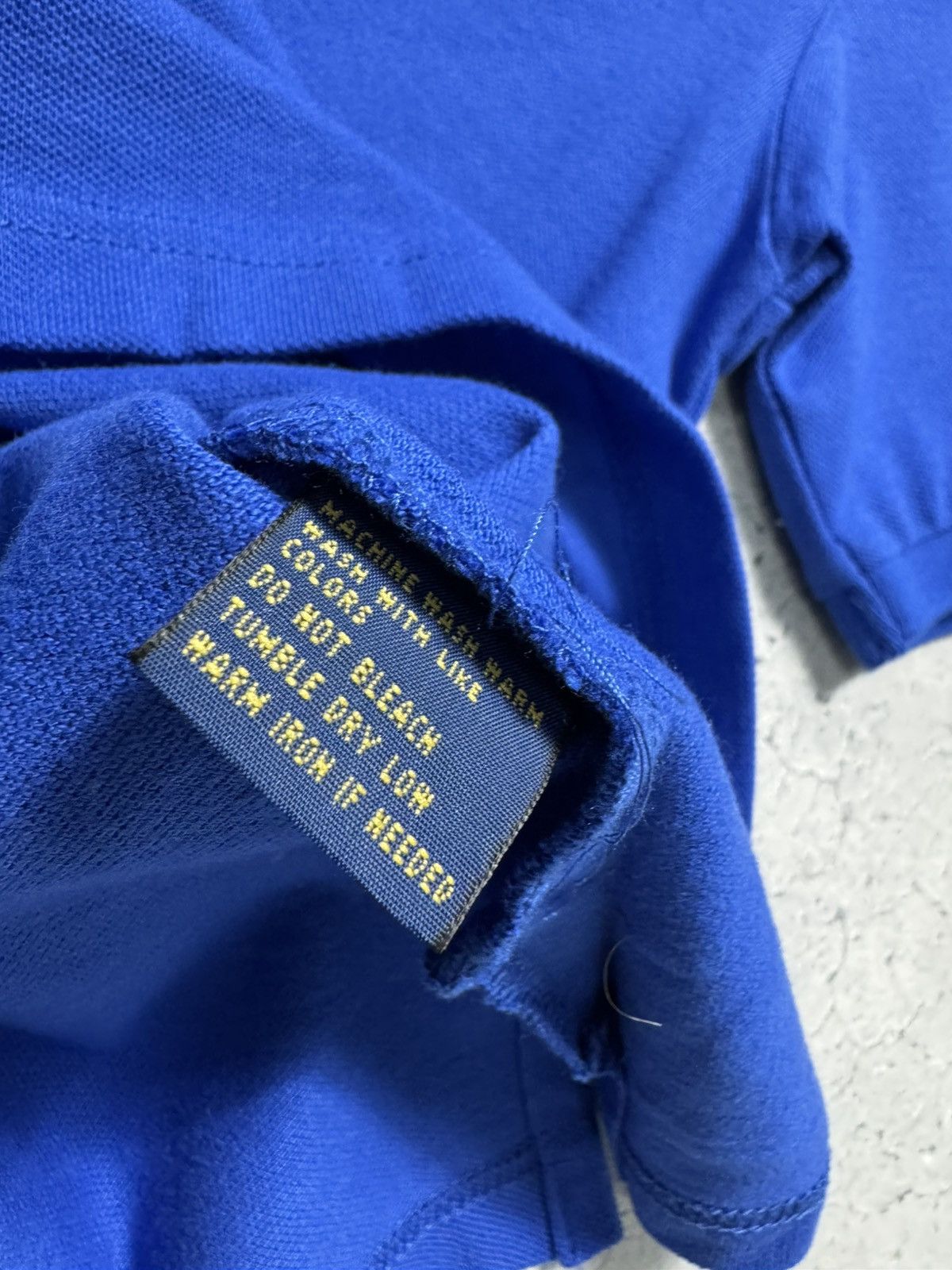 Polo Ralph Lauren Polo Ralph Lauren Blue Big Pony Vintage Polo Shirt Size US S / EU 44-46 / 1 - 5 Thumbnail