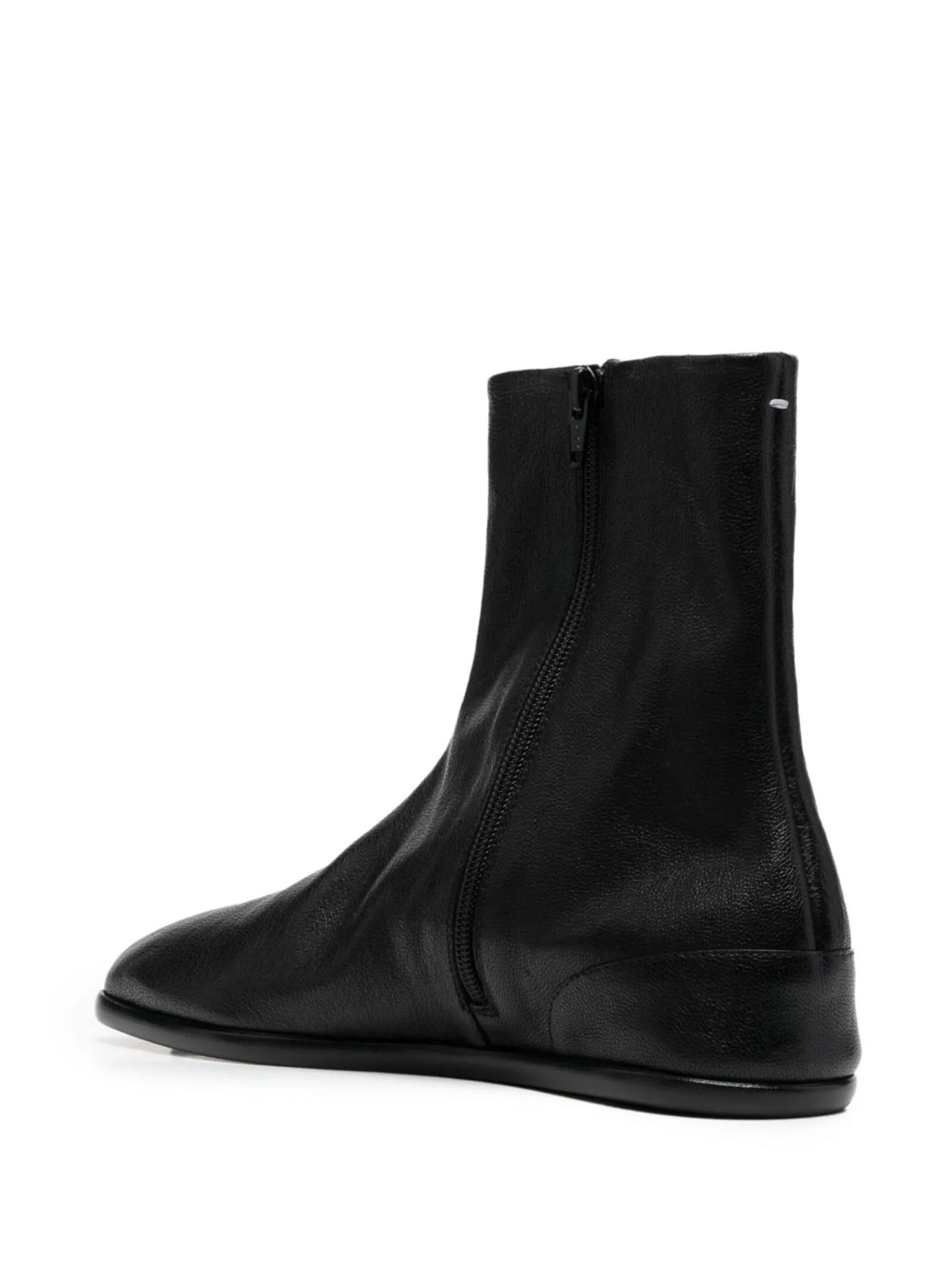 Maison Margiela o1w1db11225 Tabi Flat Ankle Boots in Black Size US 12 / EU 45 - 3 Thumbnail