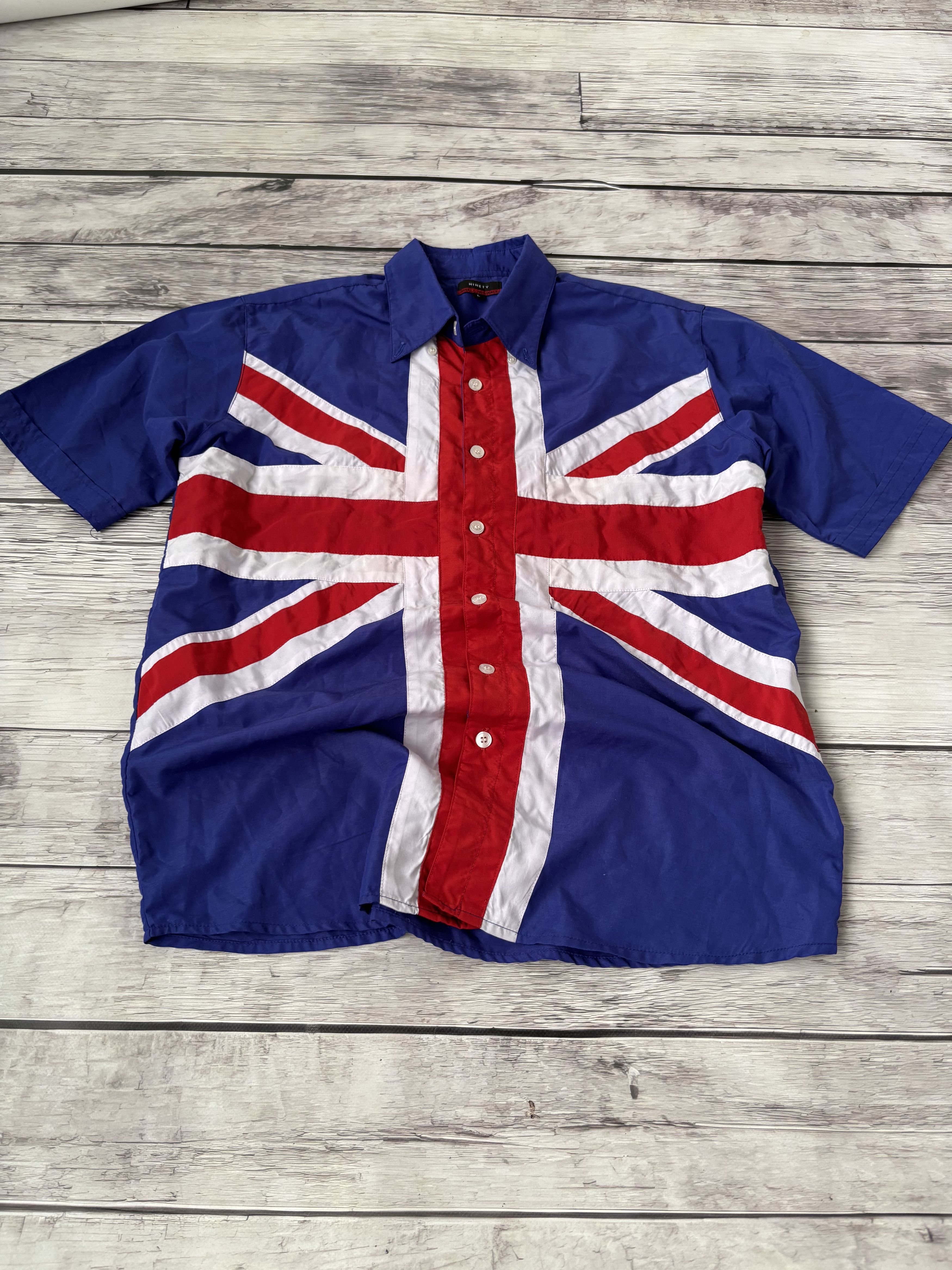 Hysteric Glamour Rare VTG Hysteric Glamour Style UK Britain Flag Shirt Size US M / EU 48-50 / 2 - 1 Thumbnail