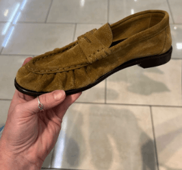 Saint Laurent Paris os11x0126 Le Loafer Suede Loafers in Brown Size US 8 / IT 38 - 2 Thumbnail