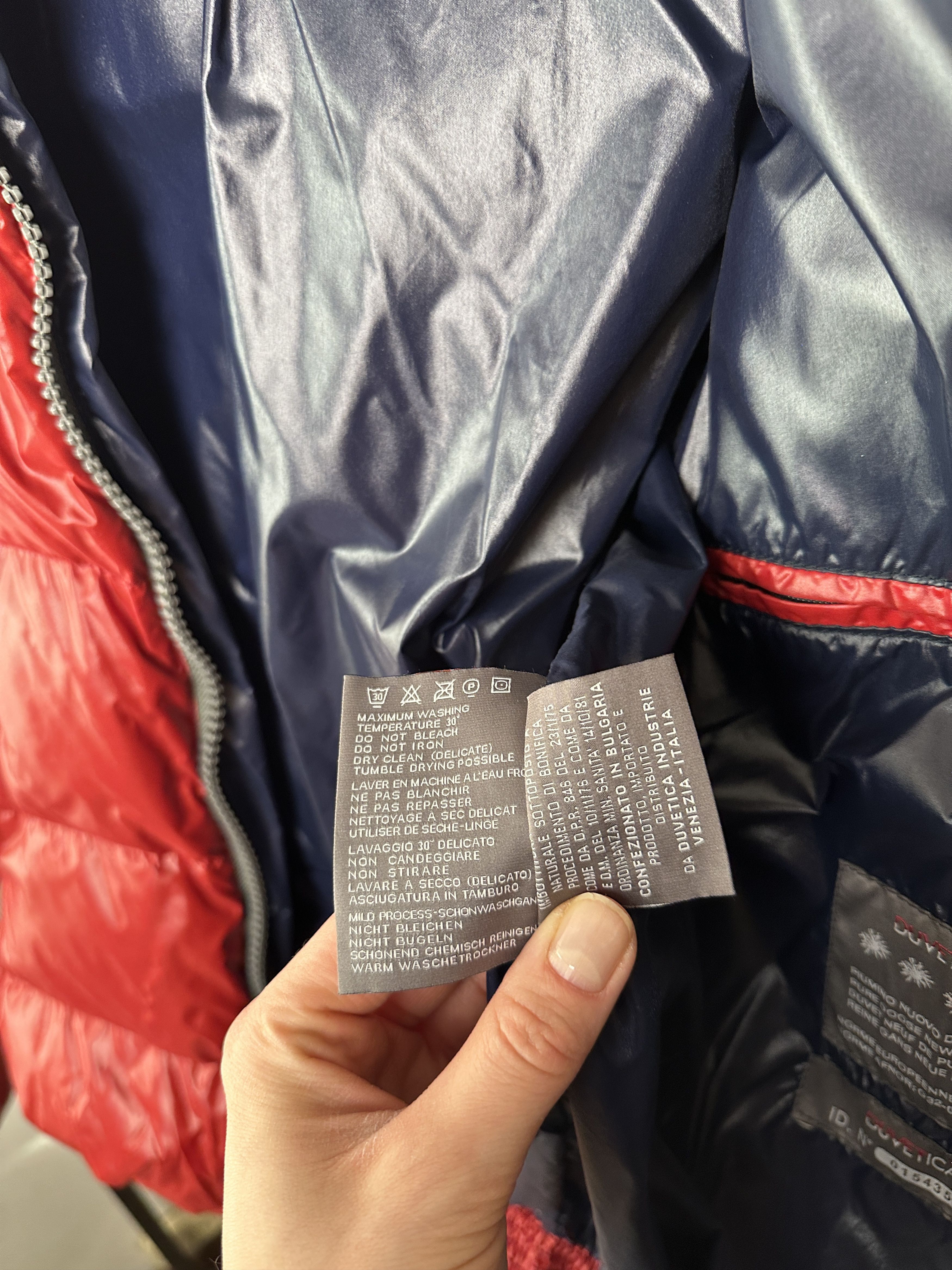 Duvetica DUVETICA Womens Red Full Zip Hooded Down Puffer Jacket Size US L / EU 52-54 / 3 - 9 Thumbnail