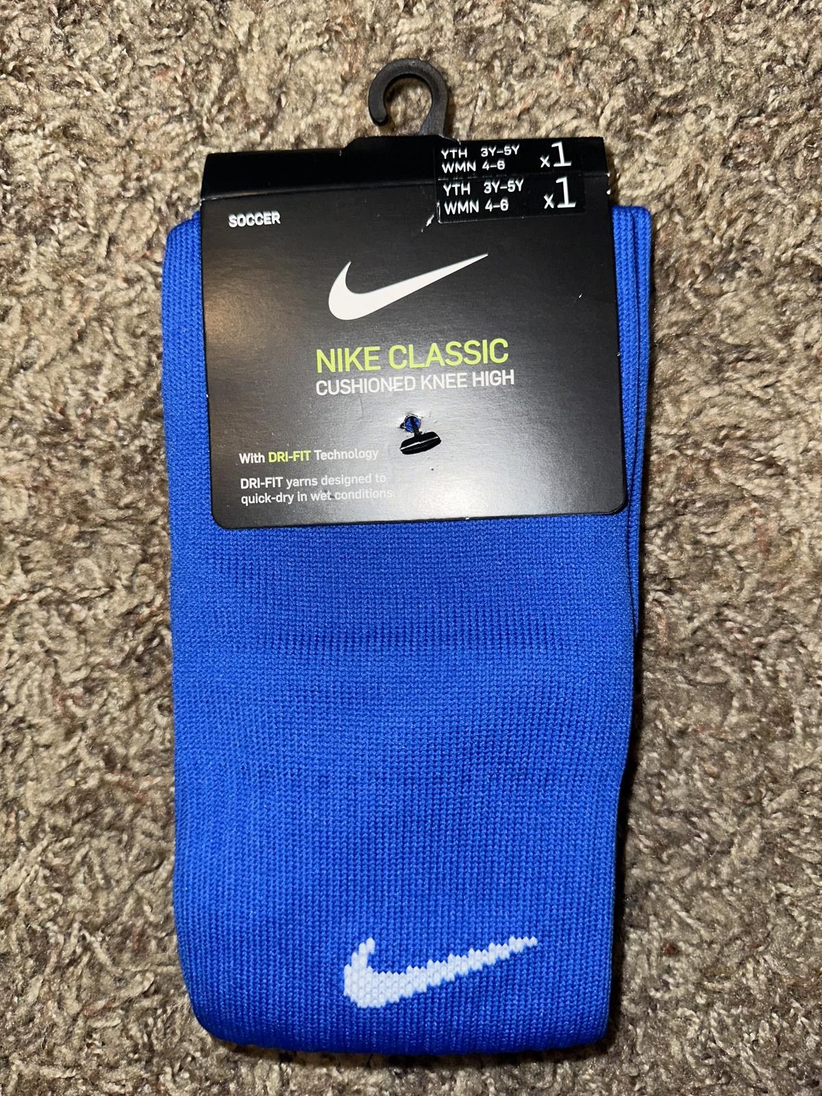 Nike Nike Classic 2 Cushioned Over-the-Calf Blue Socks Size ONE SIZE - 1 Thumbnail