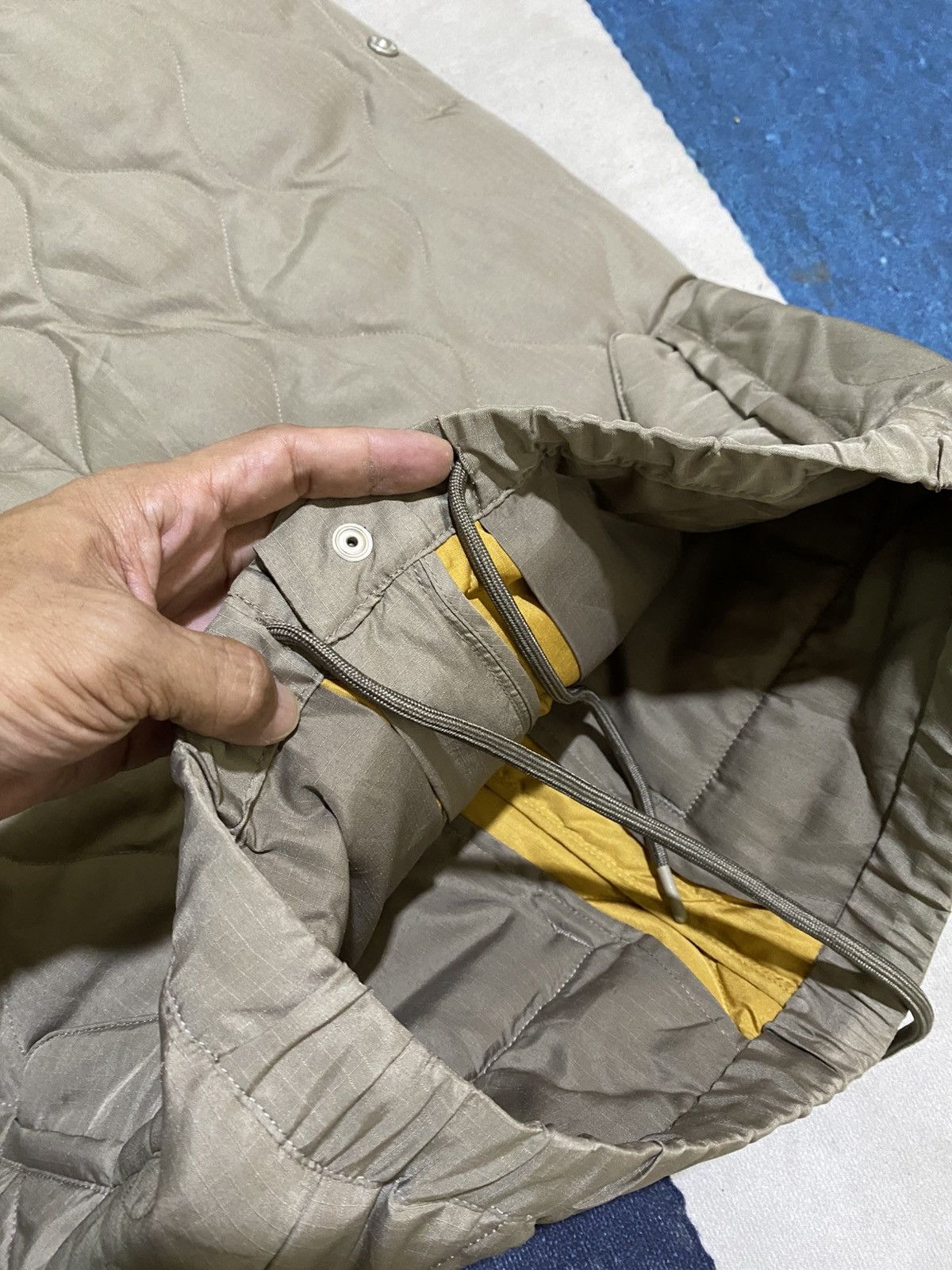 Japanese Brand TAION Military Snap Button Down Skirt ( Soft Shell ) Size 28" / US 6 / IT 42 - 7 Thumbnail