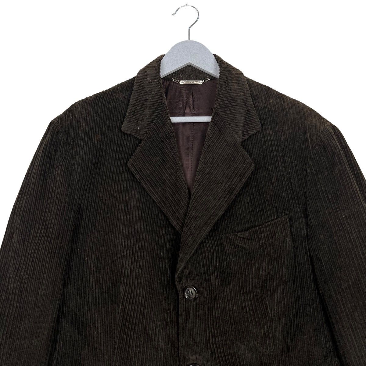 Dolce & Gabbana 🔥 DOLCE & GABBANA CORDUROY BLAZER JACKET MADE IN ITALY Size US M / EU 48-50 / 2 - 2 Thumbnail