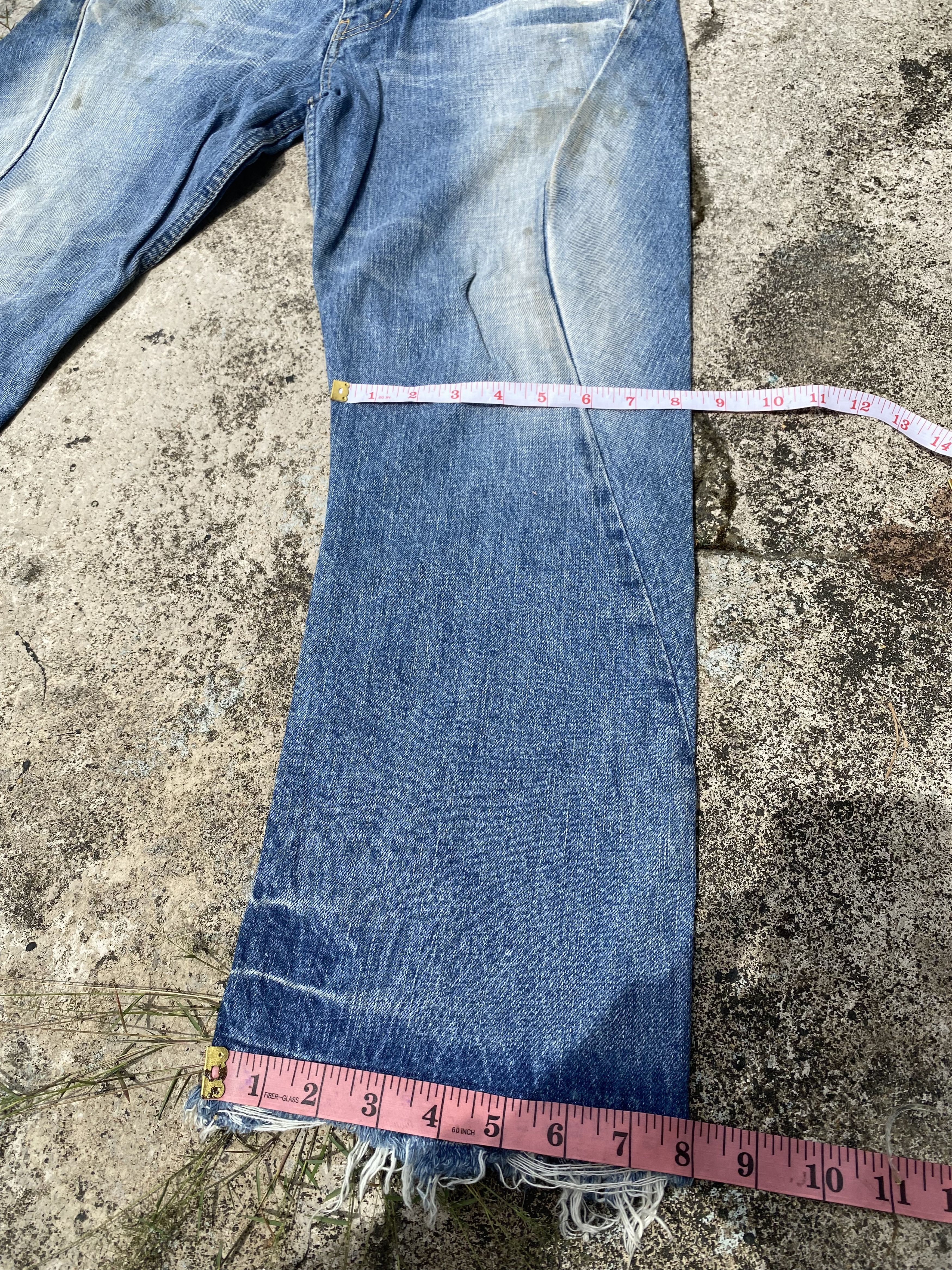 Le Grande Bleu (L.G.B.) GRAIL 💥 LGB BLUE WASH DISTRESSED JEANS Size US 29 - 15 Thumbnail