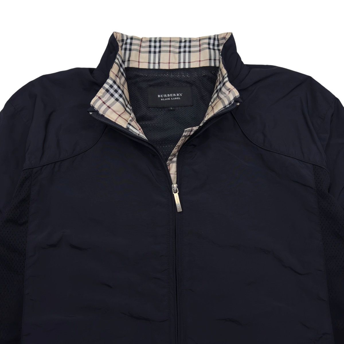 Burberry Nova Check Burberry Black Label Mesh Jacket Size L Black Size US L / EU 52-54 / 3 - 7 Thumbnail