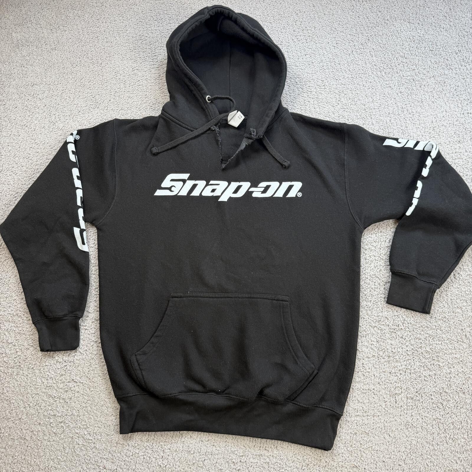 Other Snap-On Hoodie Black Spellout Sleeve Distressed Mechanic M Size US M / EU 48-50 / 2 - 1 Thumbnail