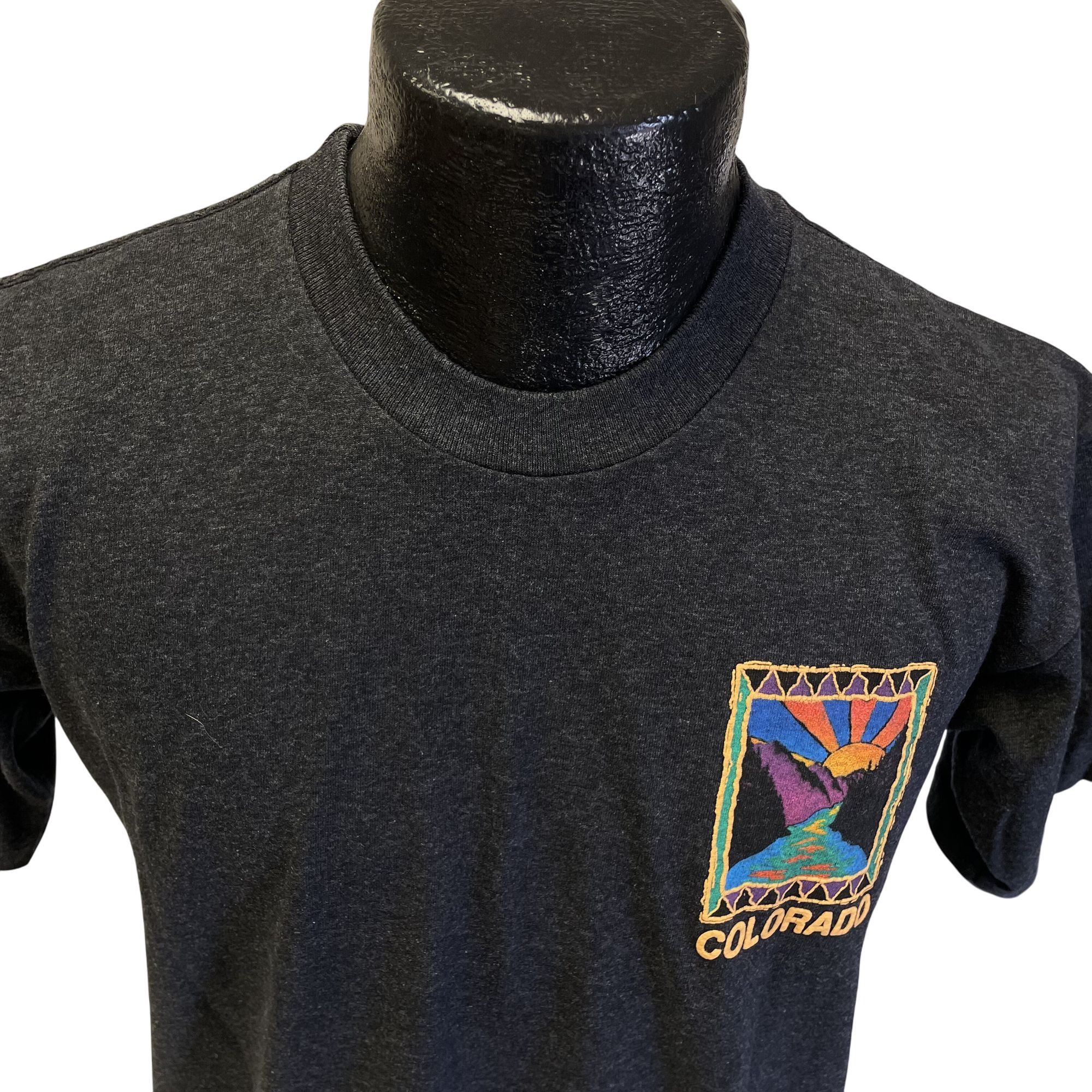 Other Vtg Tennessee River Gold COLORADO NEON SUNSET T Shirt Size US L / EU 52-54 / 3 - 4 Thumbnail
