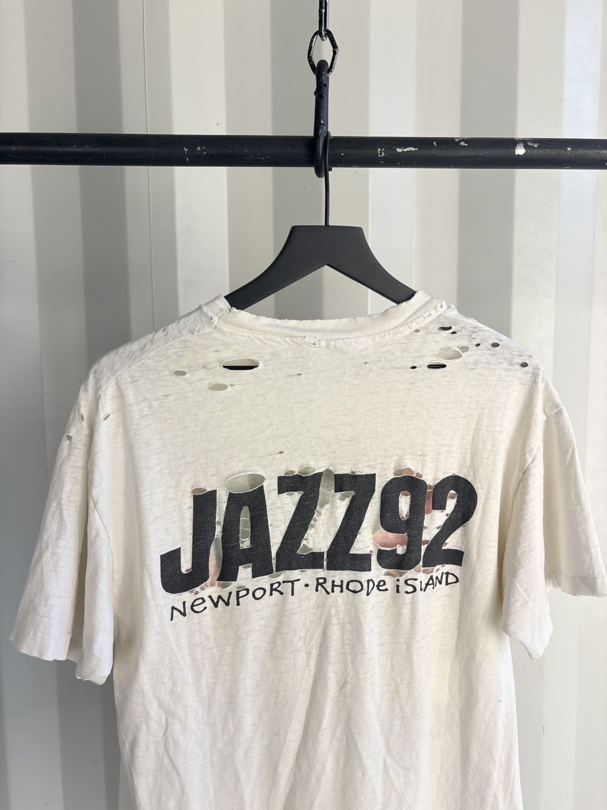 Vintage Vintage Jazz 92 Shirt Faded Distress Art Tee Grunge BAND Size US L / EU 52-54 / 3 - 6 Thumbnail