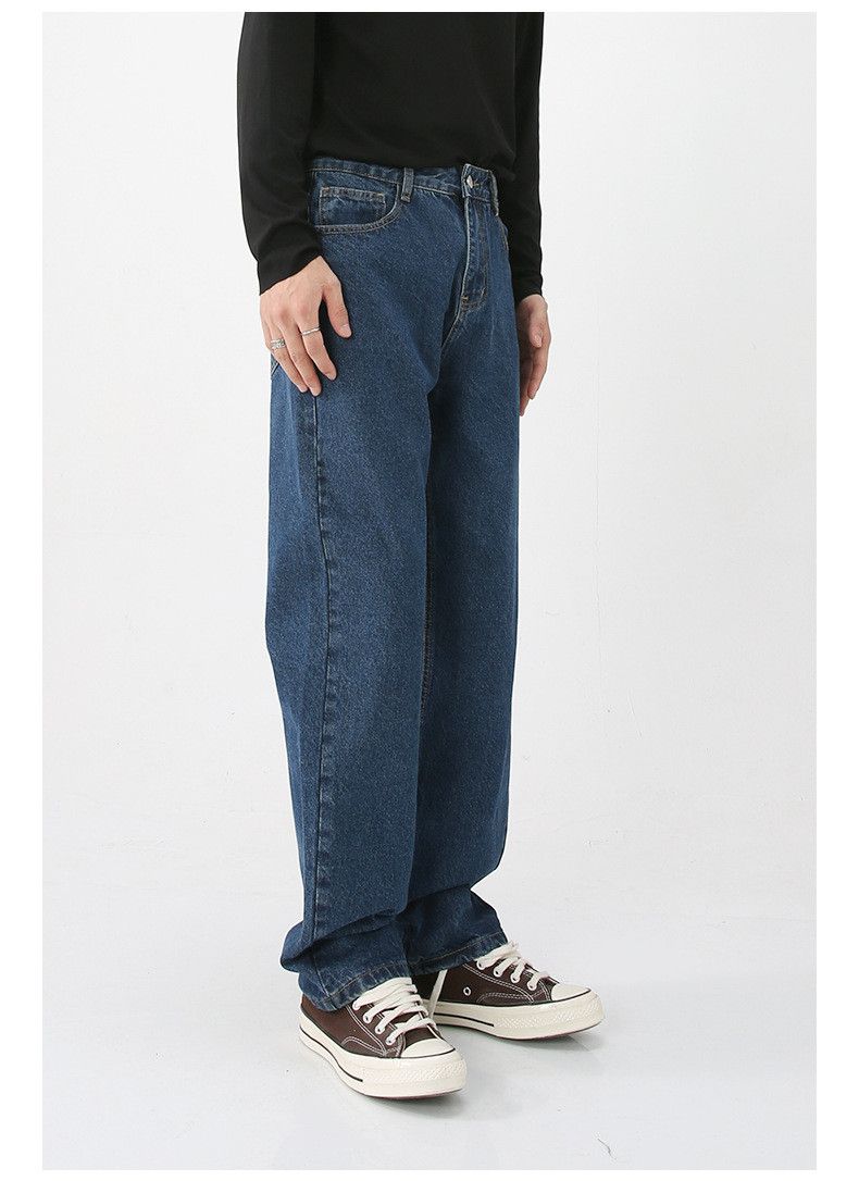 Japanese Brand Japanese retro dark blue loose casual jeans y2k Size US 32 / EU 48 - 4 Thumbnail