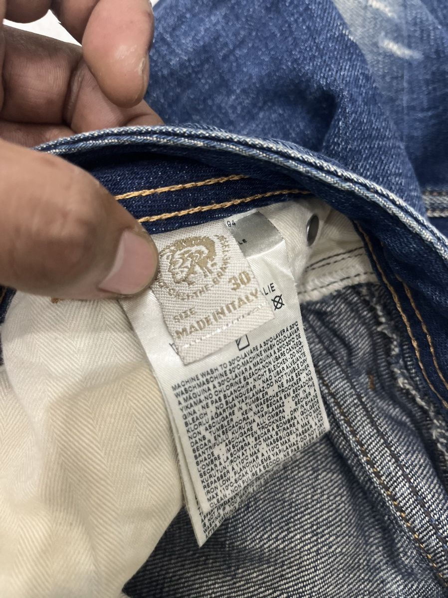 Diesel Vintage Faded Distressed Diesel Denim Y2K Style Size US 30 / EU 46 - 12 Thumbnail