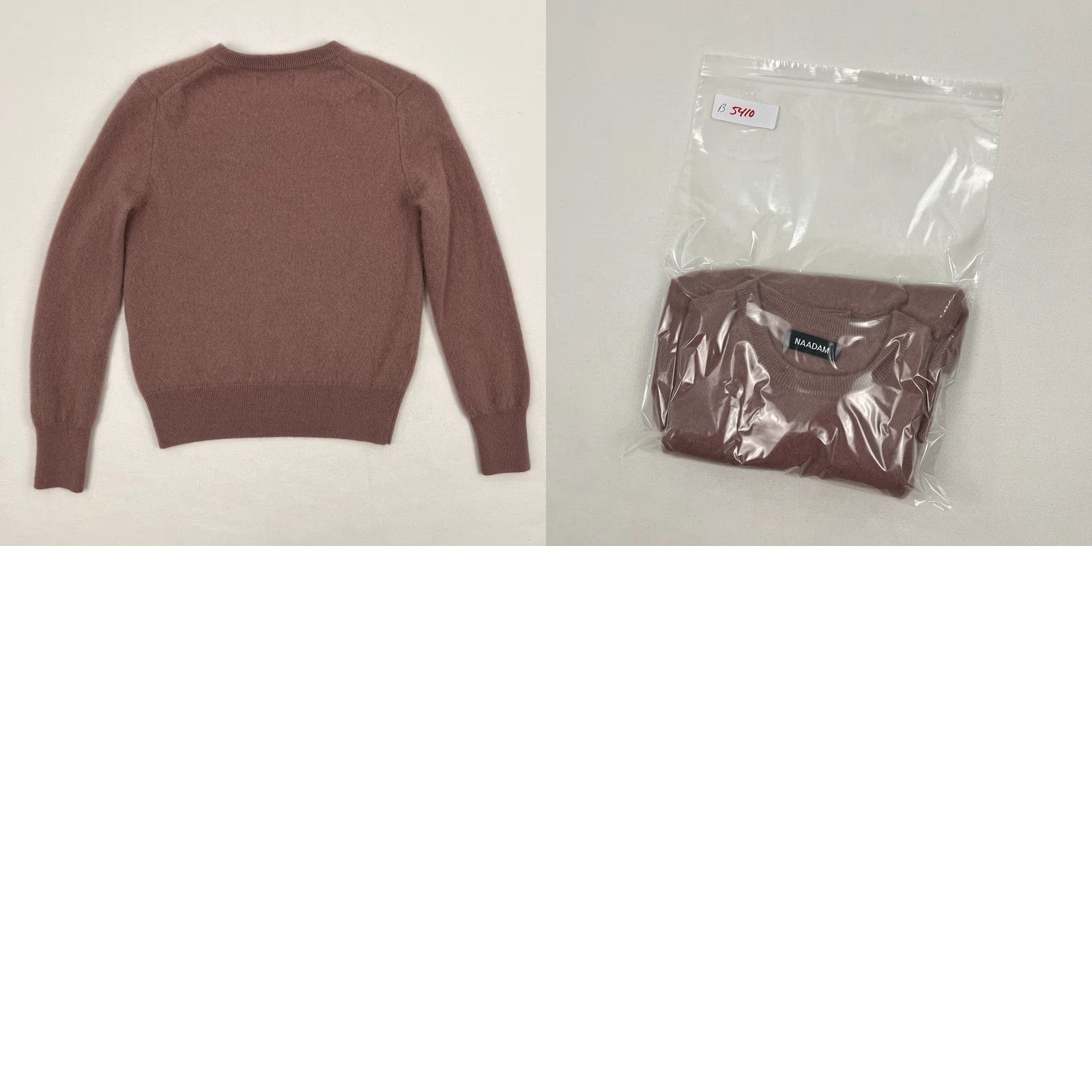 NAADAM VINTAGE Naadam Cashmere Sweater Womens 2XS Brown Crew Pullover Old Money Quiet Luxe Prep Size XXS / US 00 / IT 34 - 8 Thumbnail