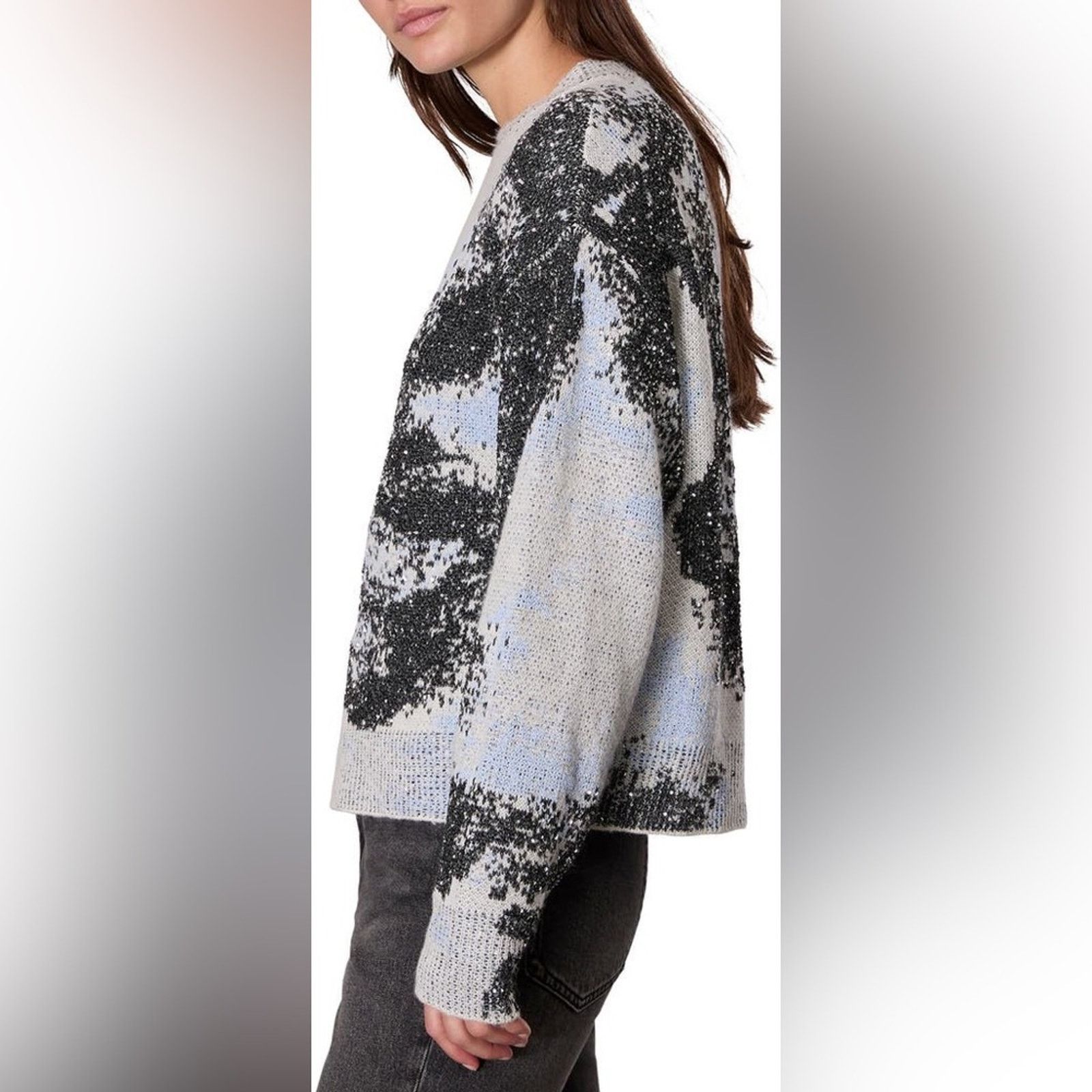 Rag & Bone NWT Rag & Bone Estelle Sequin Sweater size Large Size L / US 10 / IT 46 - 3 Thumbnail