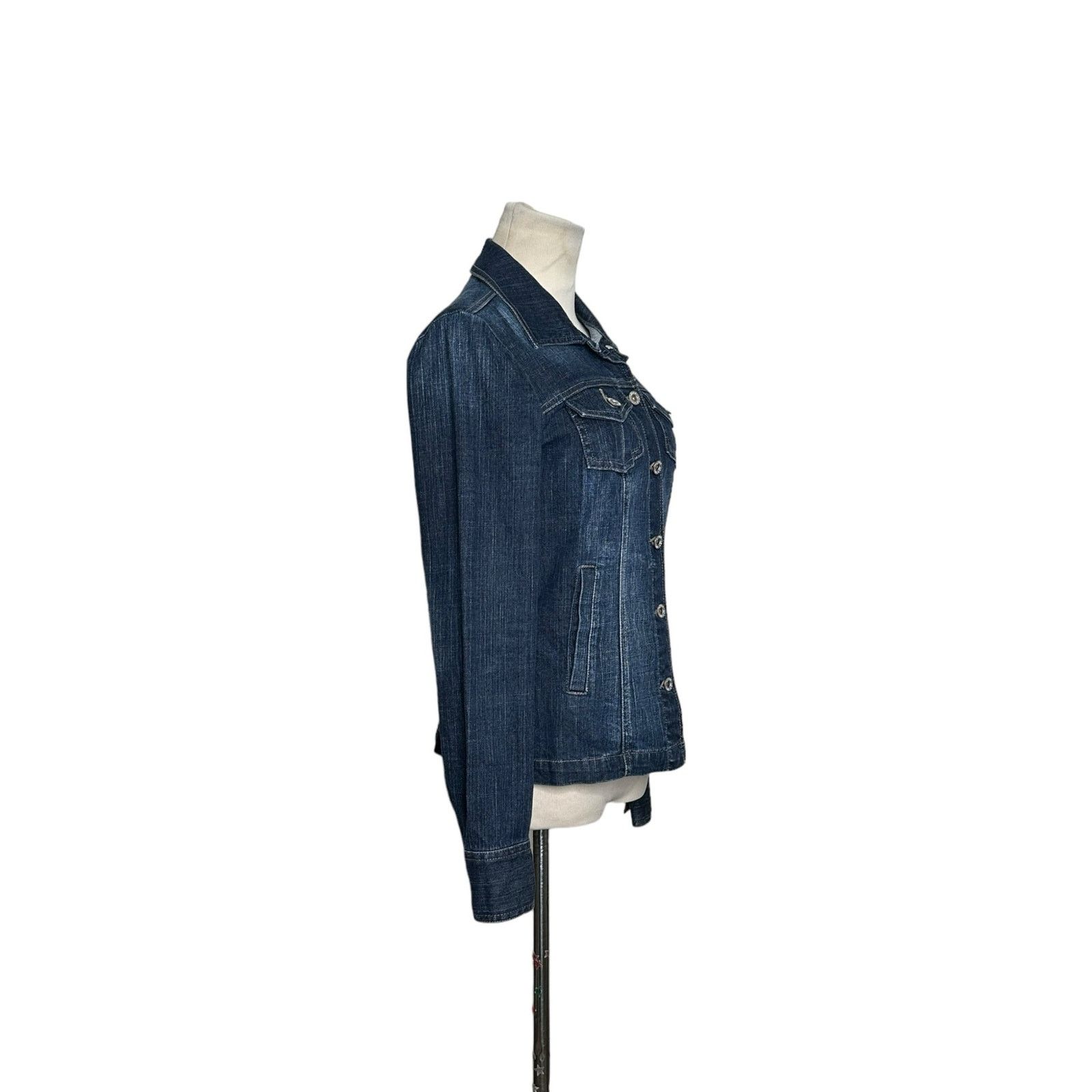 Tommy Hilfiger Tommy Hilfiger blue denim buttoned jacket size small Size S / US 4 / IT 40 - 11 Thumbnail