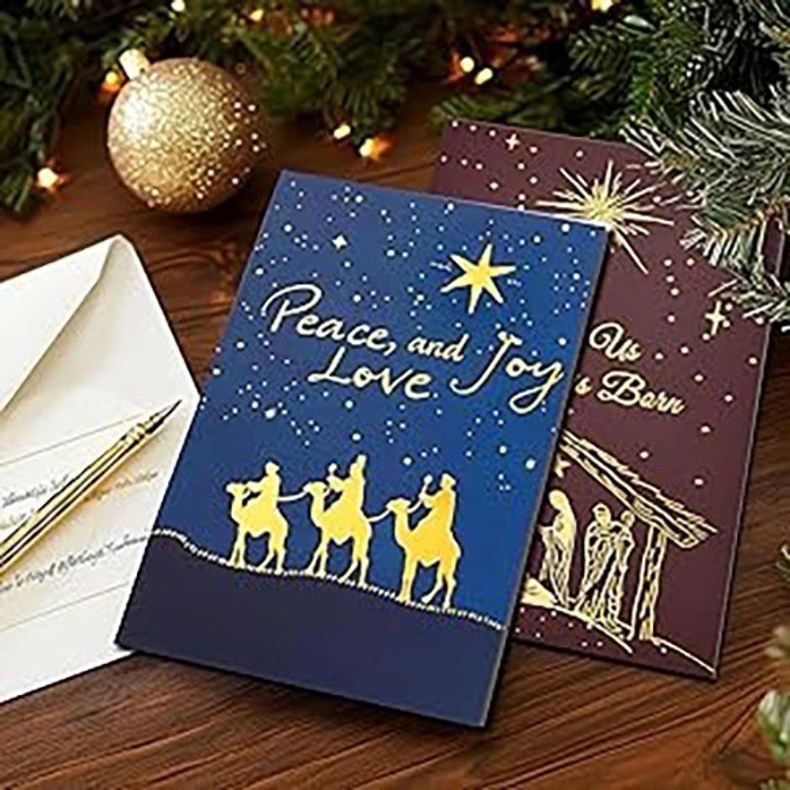 The Unbranded Brand 36 Pack Religious Christmas Cards Envelopes Sticker Set NEW Size ONE SIZE - 3 Thumbnail