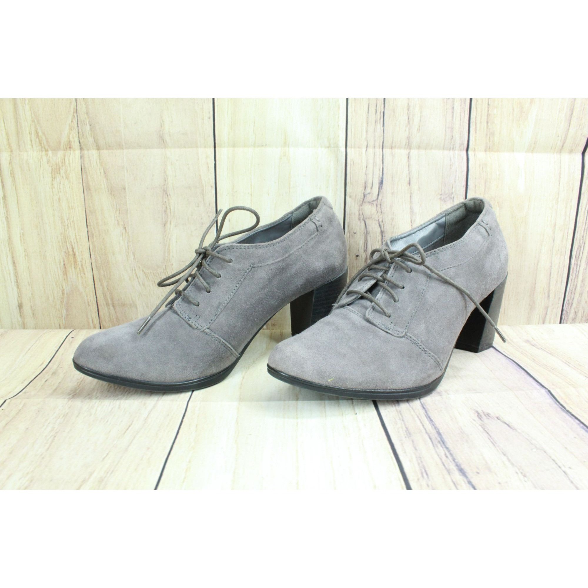 Clarks Clarks Women’s Gray Suede Heeled Booties – Size 7.5 Size US 7.5 / IT 37.5 - 2 Thumbnail