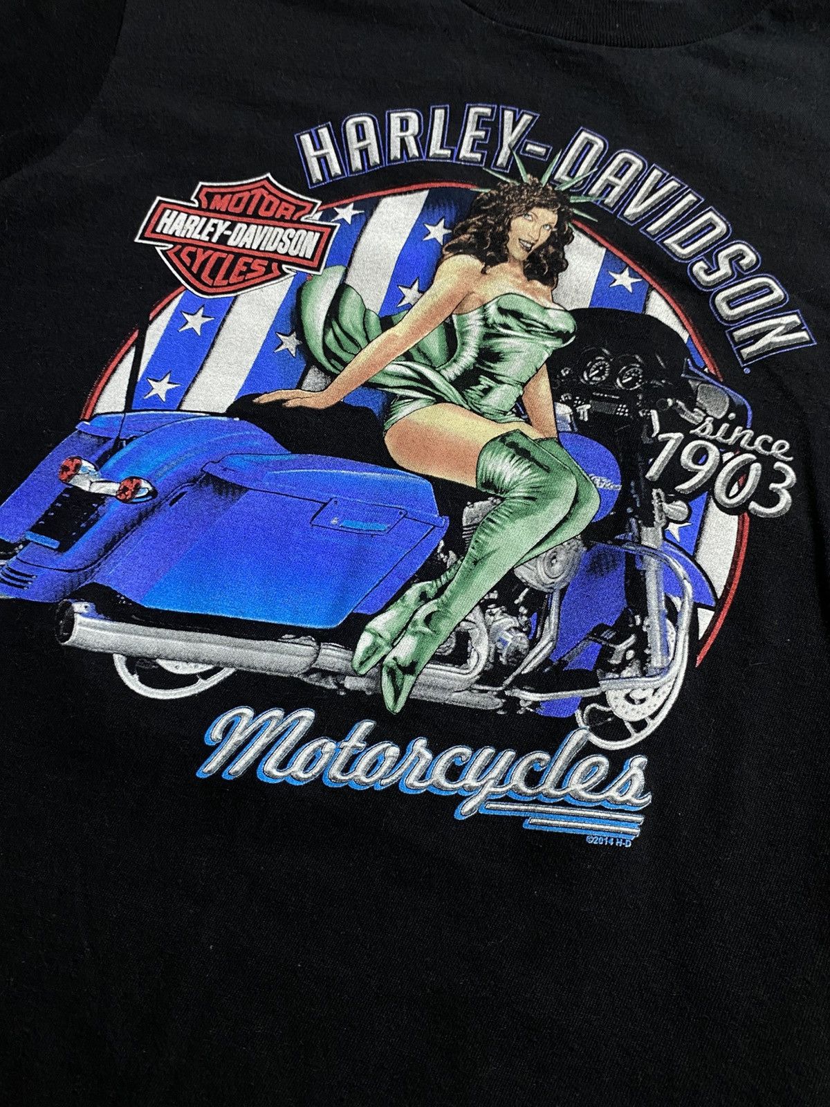 Harley Davidson Harley Davidson rare girl t shirt Size US M / EU 48-50 / 2 - 3 Thumbnail