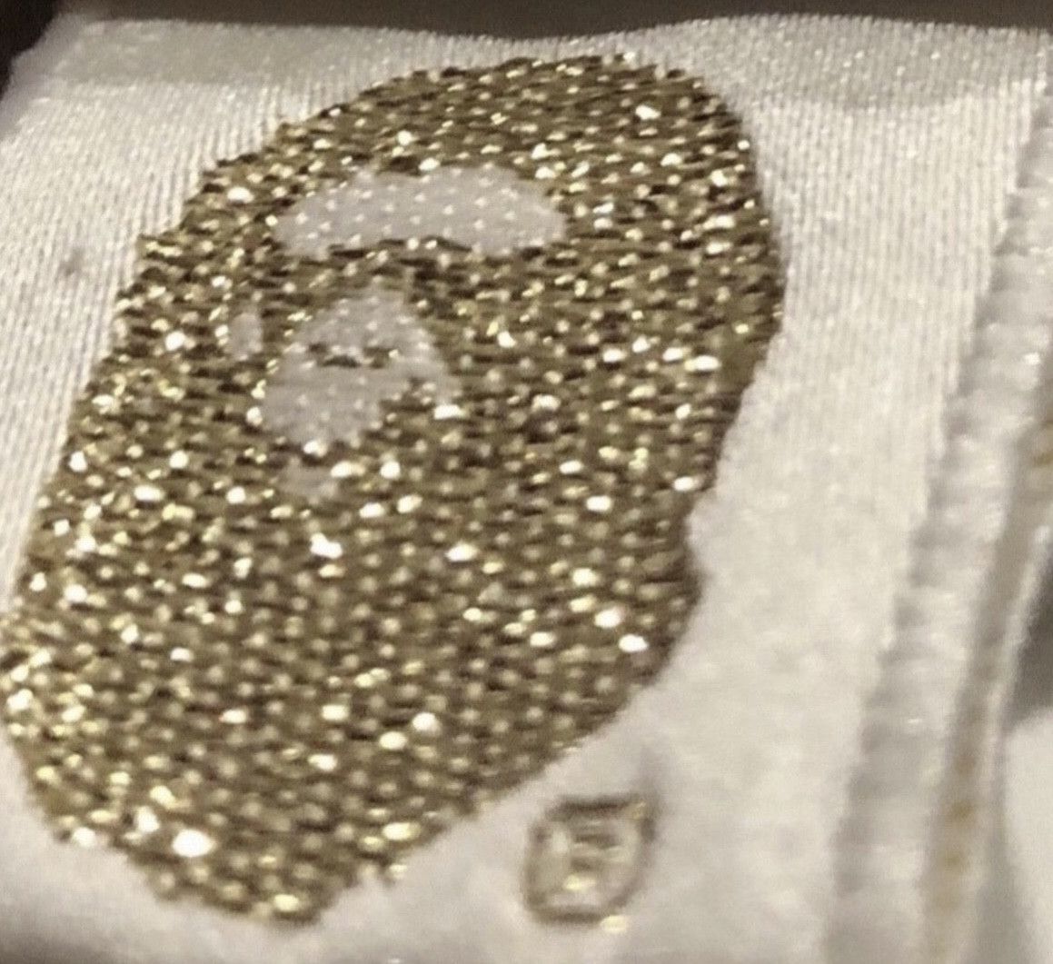Bape Bape Swarovski logo hoodie vest Size US XL / EU 56 / 4 - 7 Thumbnail