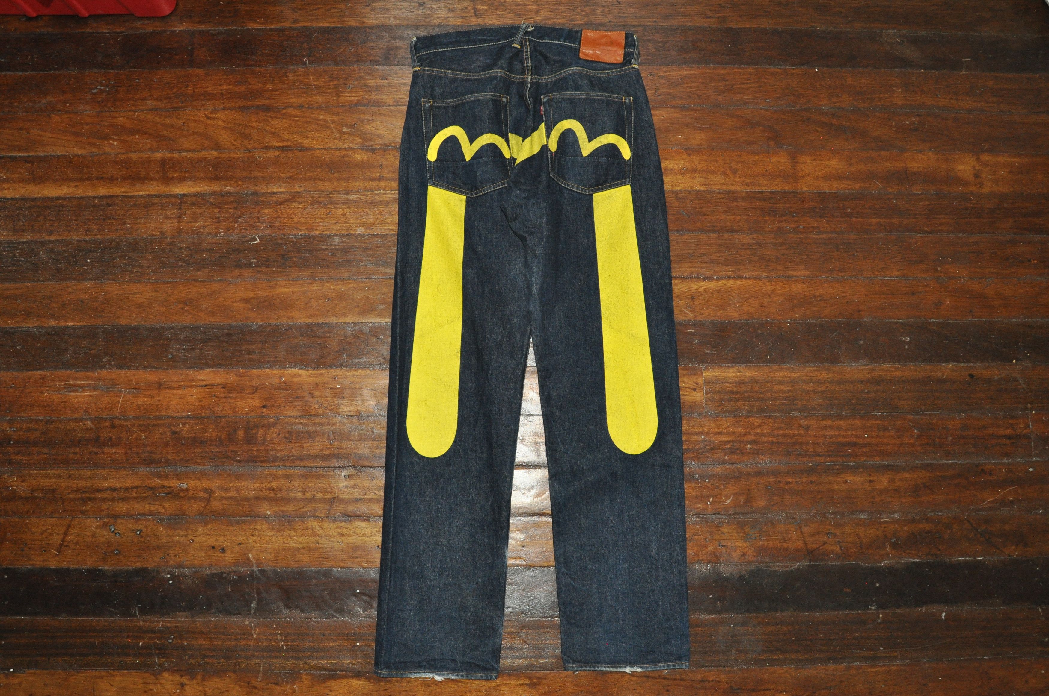 image of Evisu - Daicock & Seagull Logo Denim Jean, Men's (Size 33)