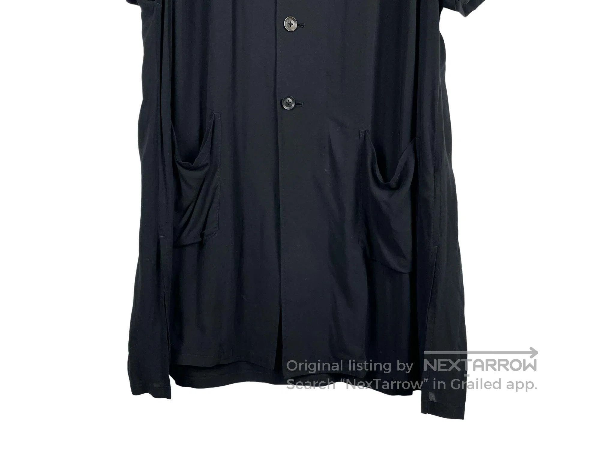 Yohji Yamamoto Yohji Yamamoto Bat Sleeve Long Short Sleeve Shirt Size US L / EU 52-54 / 3 - 5 Thumbnail