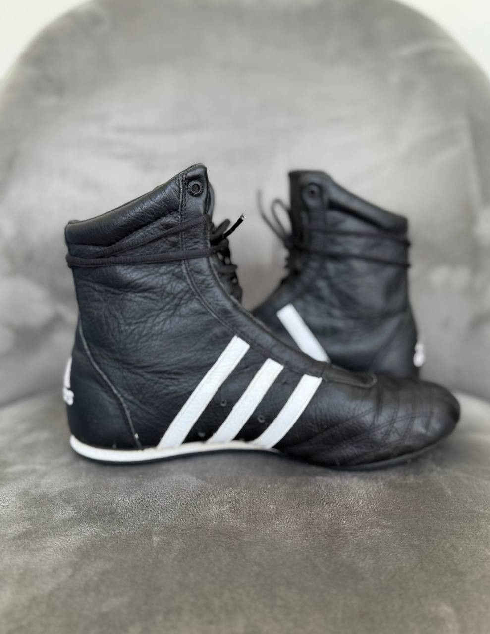 Adidas Adidas Prajna 05/03 Leather Vintage Boxing wrestling Boots Size US 6.5 / IT 36.5 - 4 Thumbnail