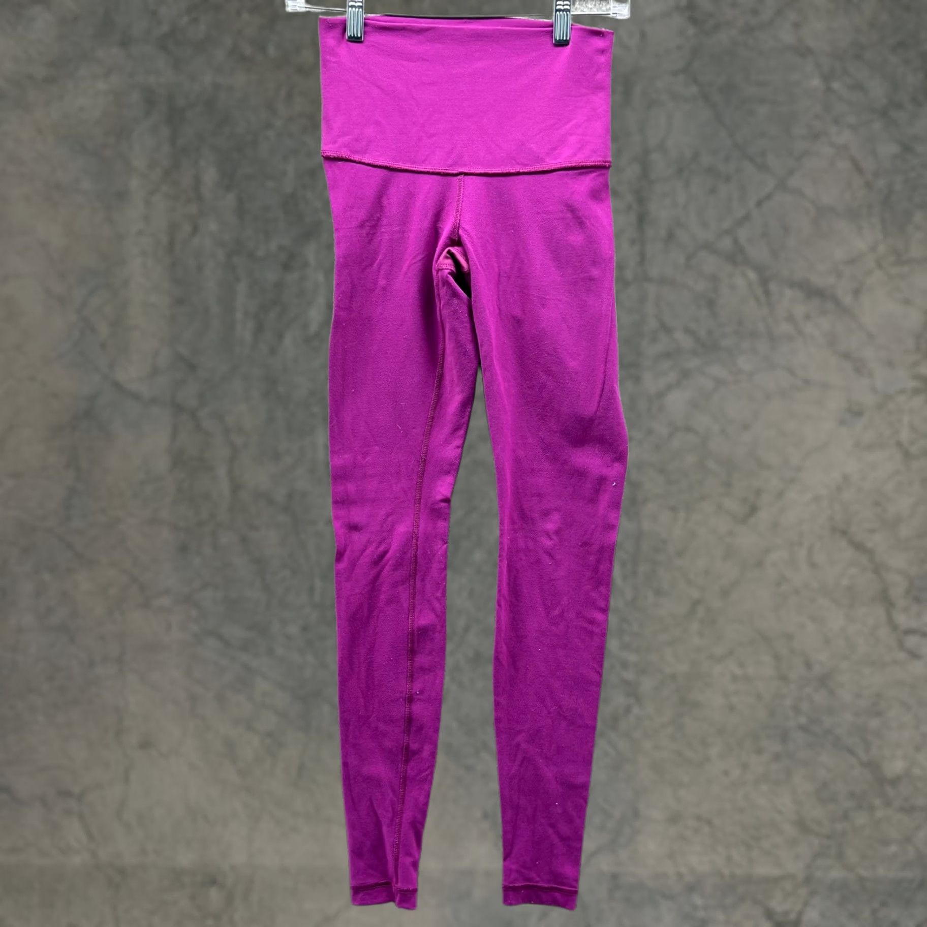 Lululemon Lululemon Leggings Womens 4 Pink Athletic Training High Rise Skinny Activewear Size 27" / US 4 / IT 40 - 1 Thumbnail