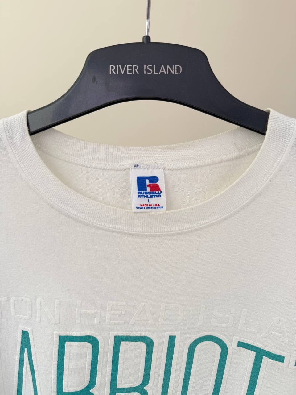 Russell Athletic Vintage Russell Hilton Head Island Marriott T-Shirt Size US L / EU 52-54 / 3 - 4 Thumbnail