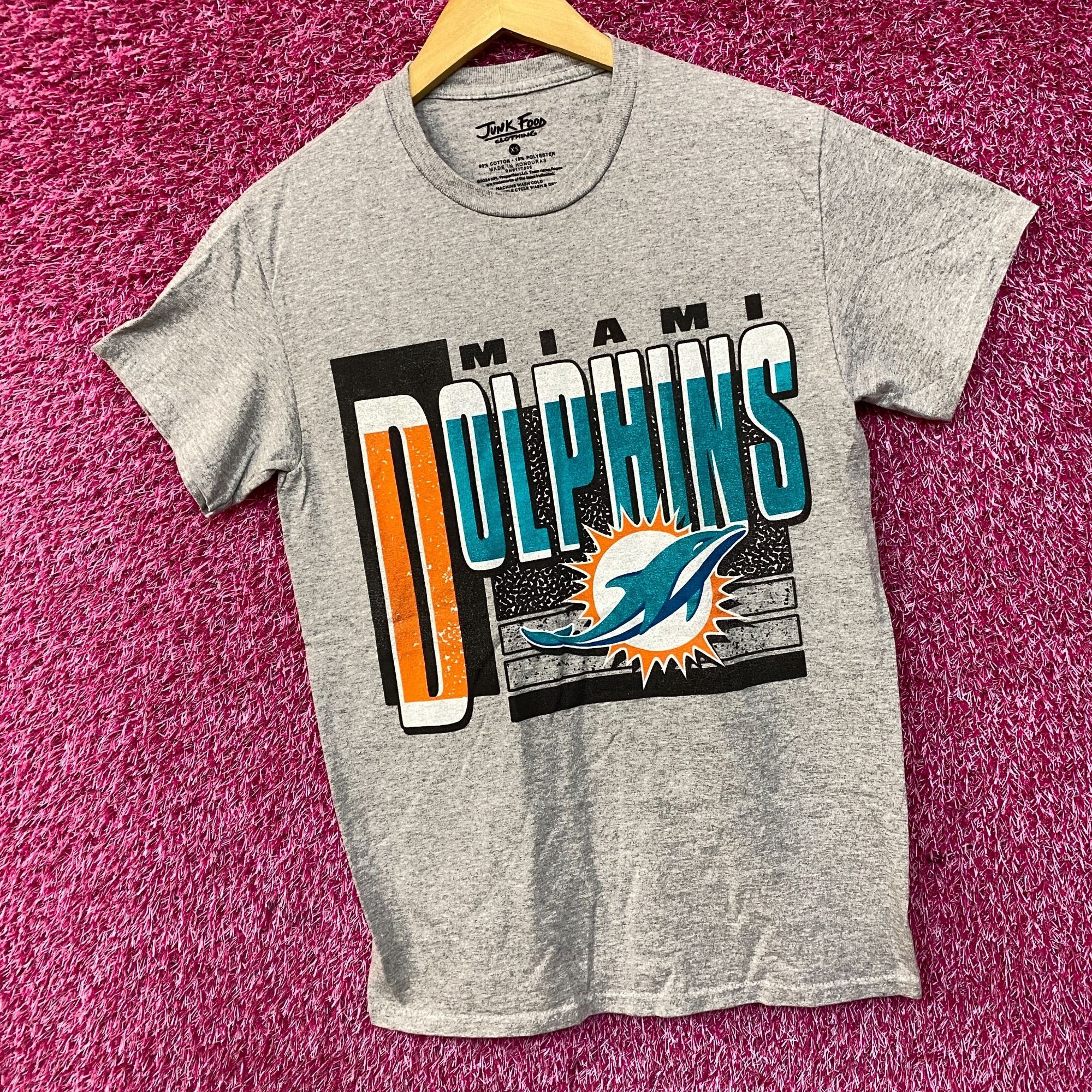 Junk Food Junk Food NFL Miami Dolphins Logo T-Shirt XS Size US XS / EU 42 / 0 - 3 Thumbnail