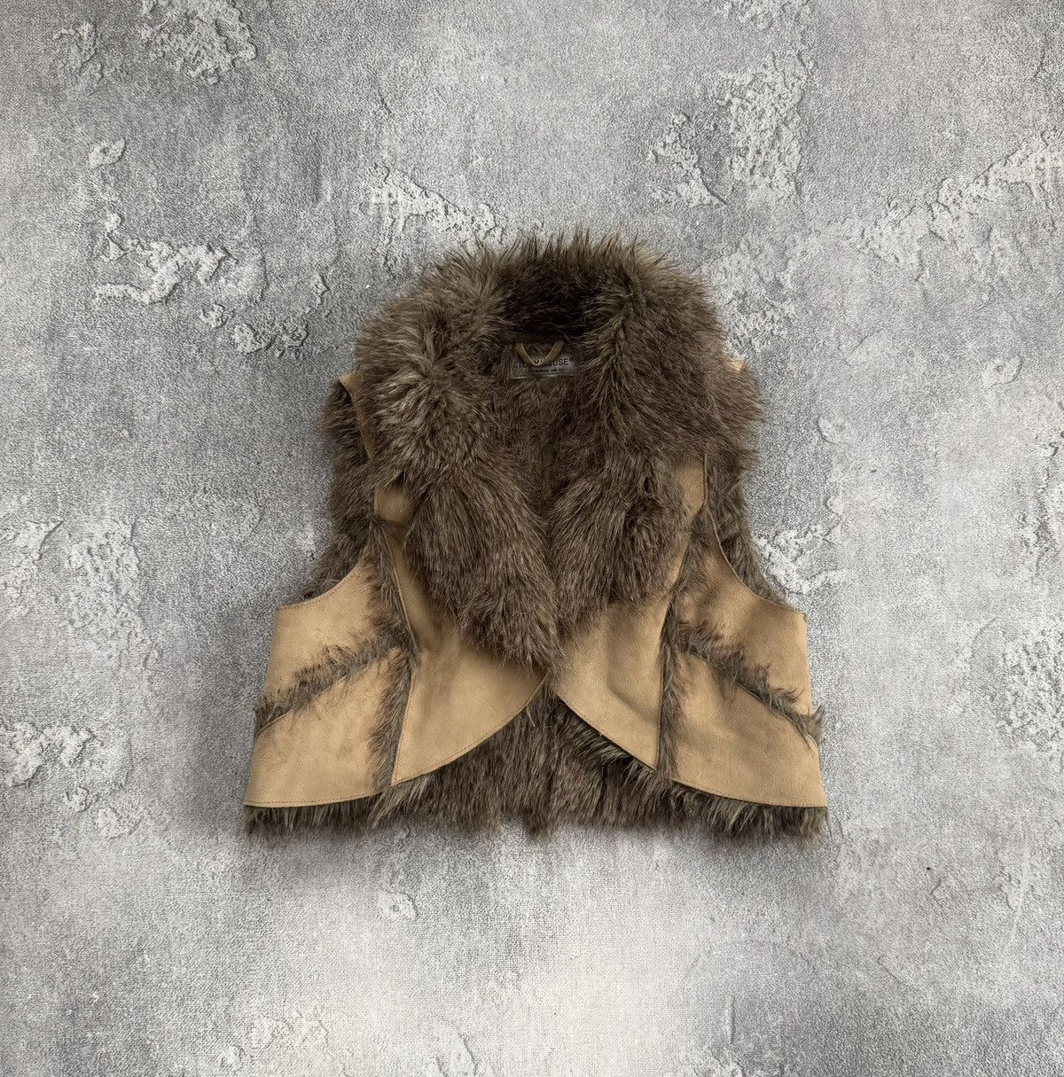 Hysteric Glamour Retro Vest Faux Fur sleeveless jacket if six was nine Y2K Size XL / US 12-14 / IT 48-50 - 1 Thumbnail