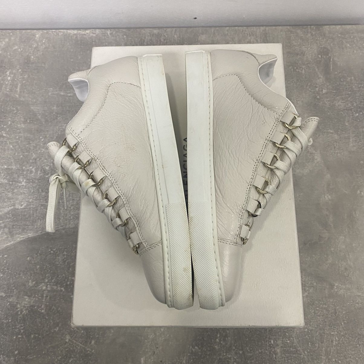 Balenciaga Balenciaga Arena Low Top Leather Sneakers Size US 6 / EU 39 - 6 Thumbnail