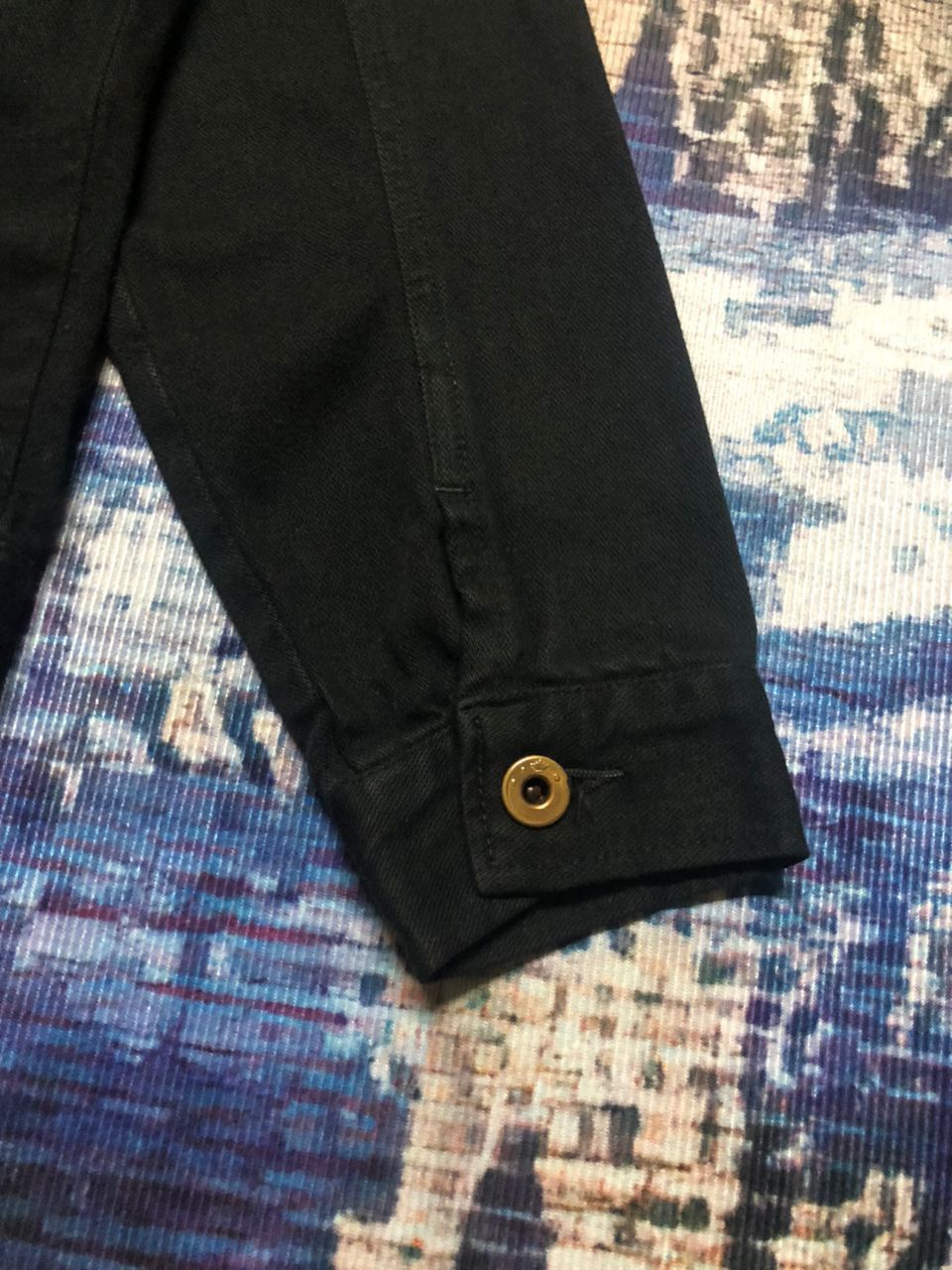 Japanese Brand Brapppers Soft Denim All Black Jacket Size US S / EU 44-46 / 1 - 11 Thumbnail