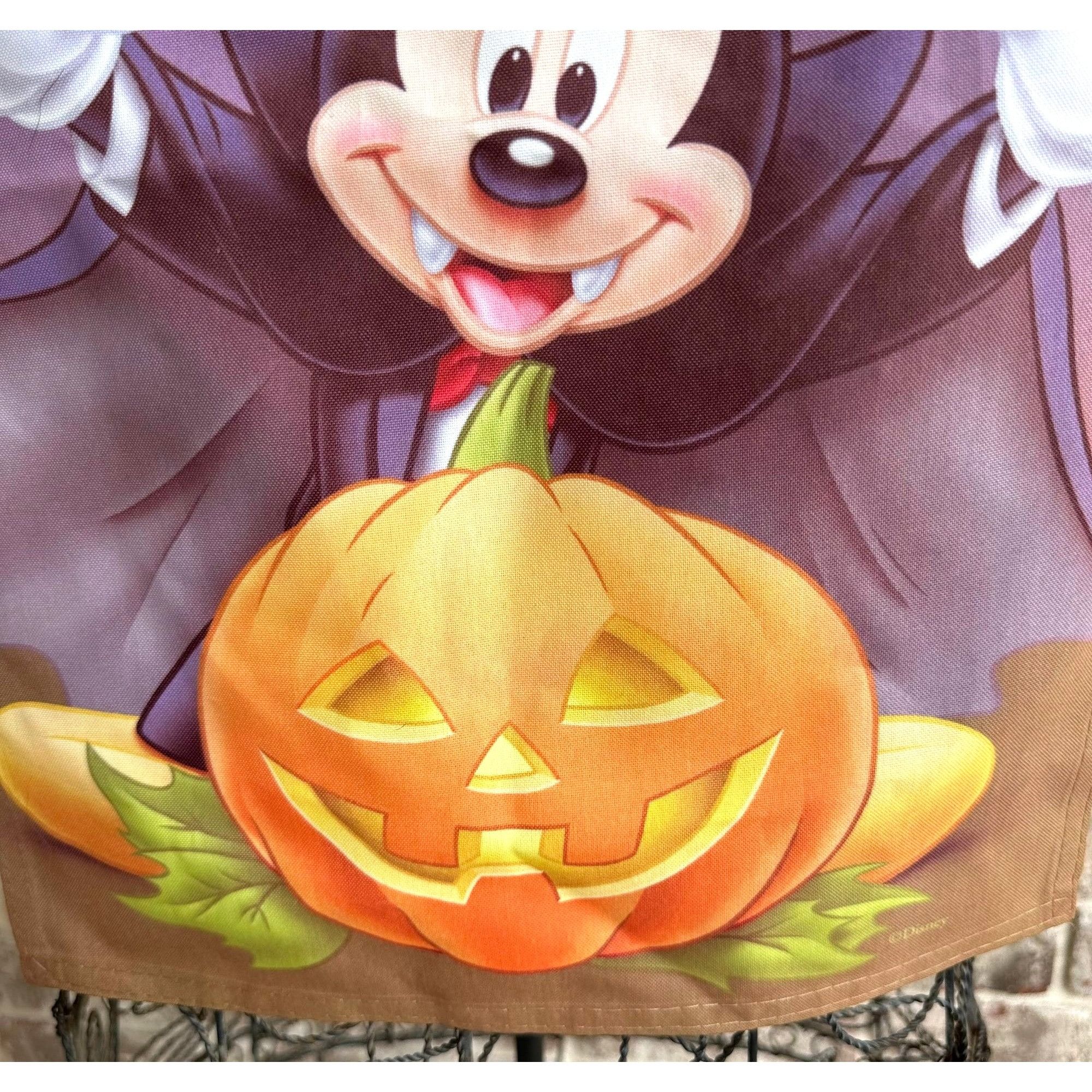 Disney Disney Mickey Mouse Dracula Halloween Garden Flag 17 inches Size ONE SIZE - 5 Thumbnail