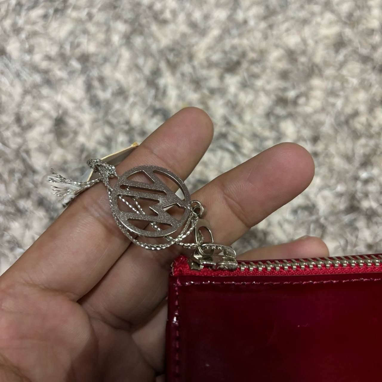 Thierry Mugler Vintage Thierry Mugler Burgundy Patent Leather Clutch Bag Size ONE SIZE - 7 Thumbnail
