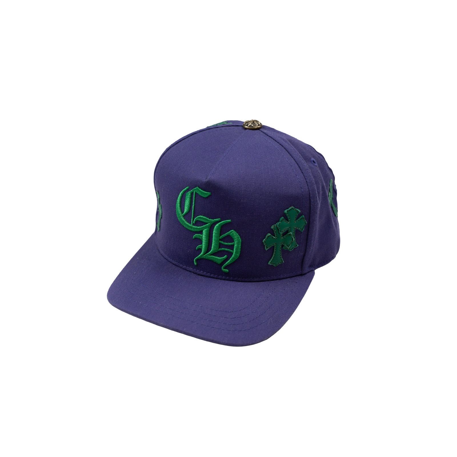 Chrome Hearts Gas station triple cross embroidered hat 'olive