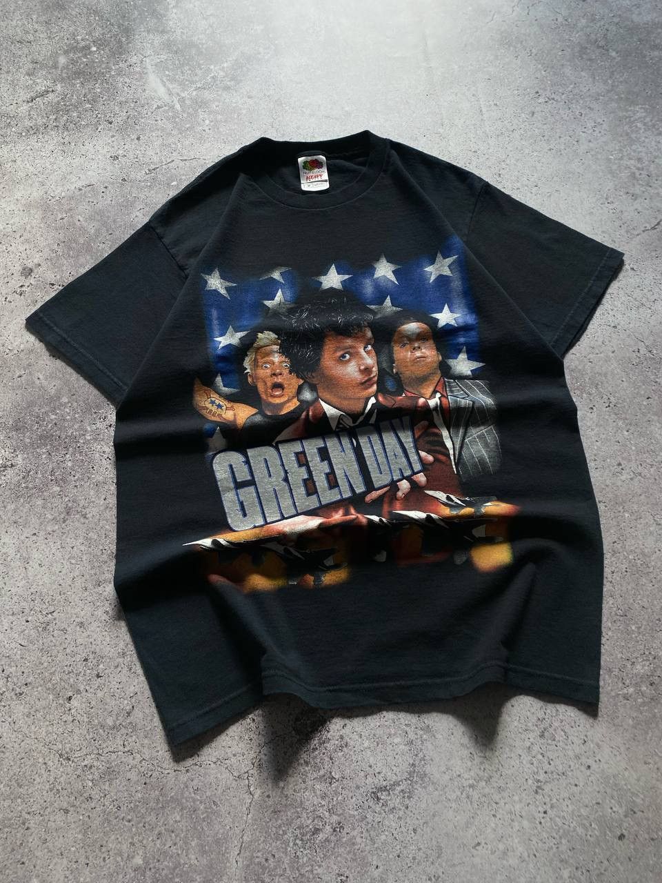 Band Tees × Vintage VINTAGE 2000s GREEN DAY WARNING ALBUM PUNK ROCK BAND T SHIRT Size US M / EU 48-50 / 2 - 4 Thumbnail